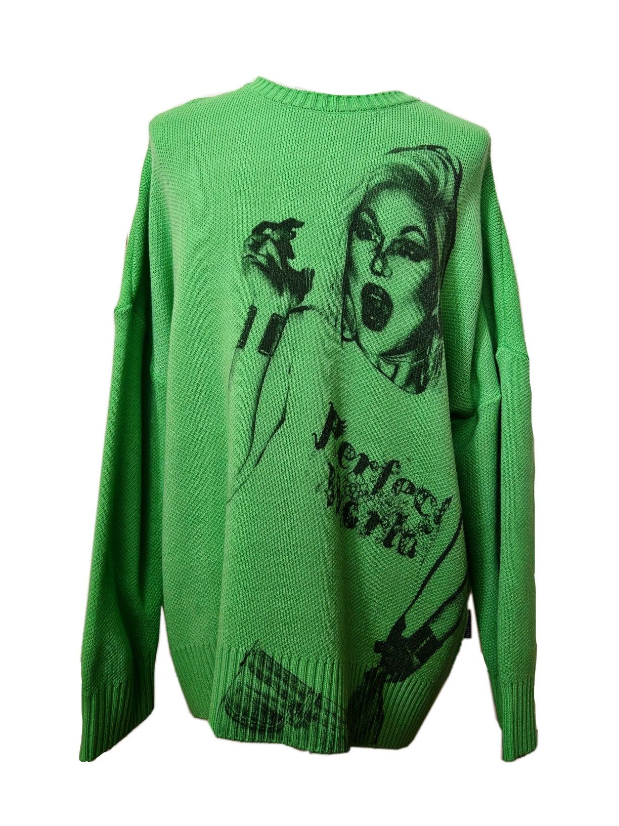 Designer × Vintage Oversized ajobyajo green printed sweater Size US M / EU 48-50 / 2 - 1 Thumbnail