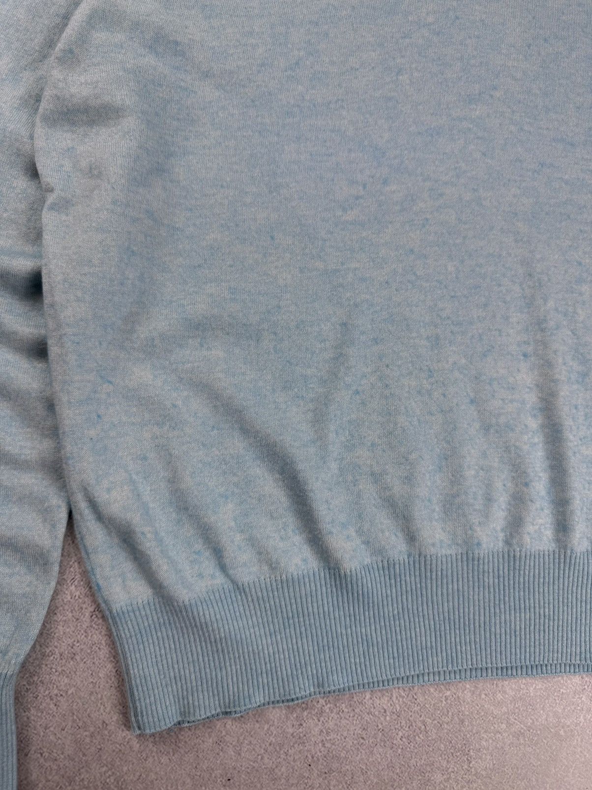 Gran Sasso Gran Sasso V-Neck Cashmere/Cotton Knit Sweater Men’s Size 54 Size US L / EU 52-54 / 3 - 7 Thumbnail