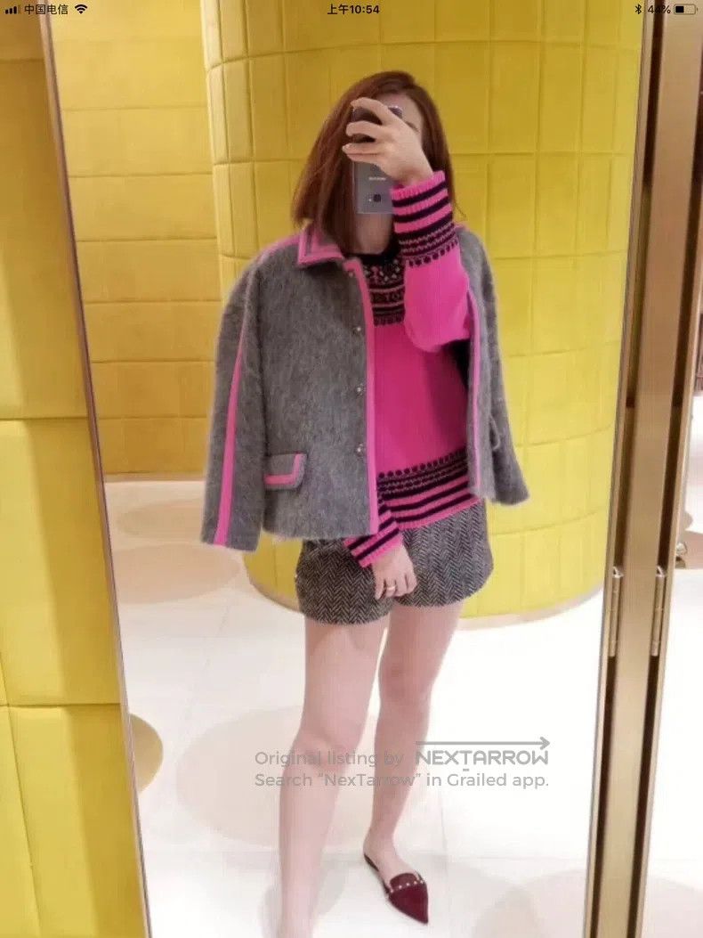Valentino Valentino Rabbit fur alpaca woolen coat Size XS / US 0-2 / IT 36-38 - 3 Thumbnail