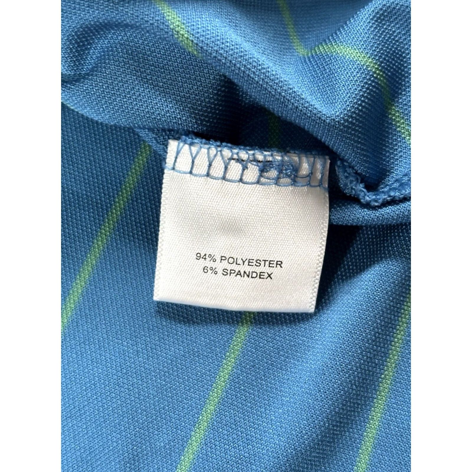 Peter Millar Peter Millar Polo Shirt Men's Large Blue Striped Summer Comfort Performance Golf Polo Size US L / EU 52-54 / 3 - 5 Thumbnail