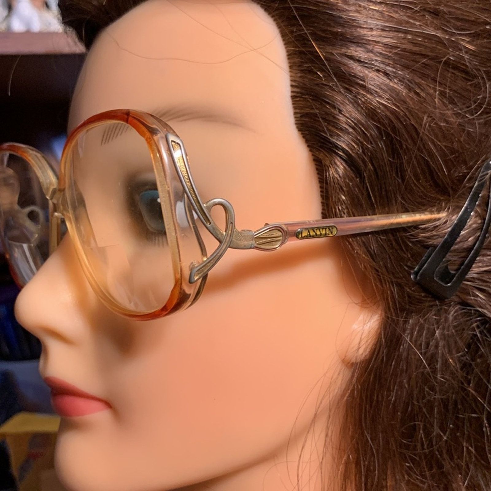 Lanvin 70's-80's Lanvin Paris eyeglass frames Size ONE SIZE - 6 Thumbnail
