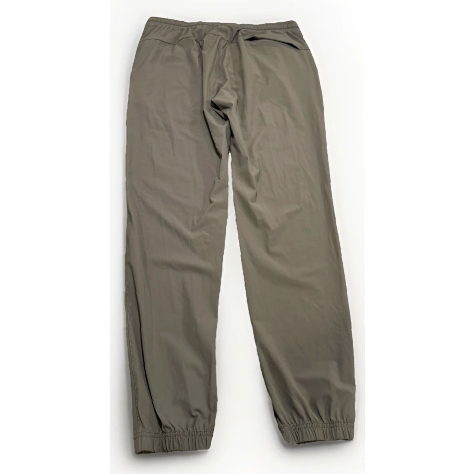 Vintage UNRL Jogger Pants Olive Green Slim Fit Size L Nylon Stretch Sports Mens Size US 33 - 6 Thumbnail