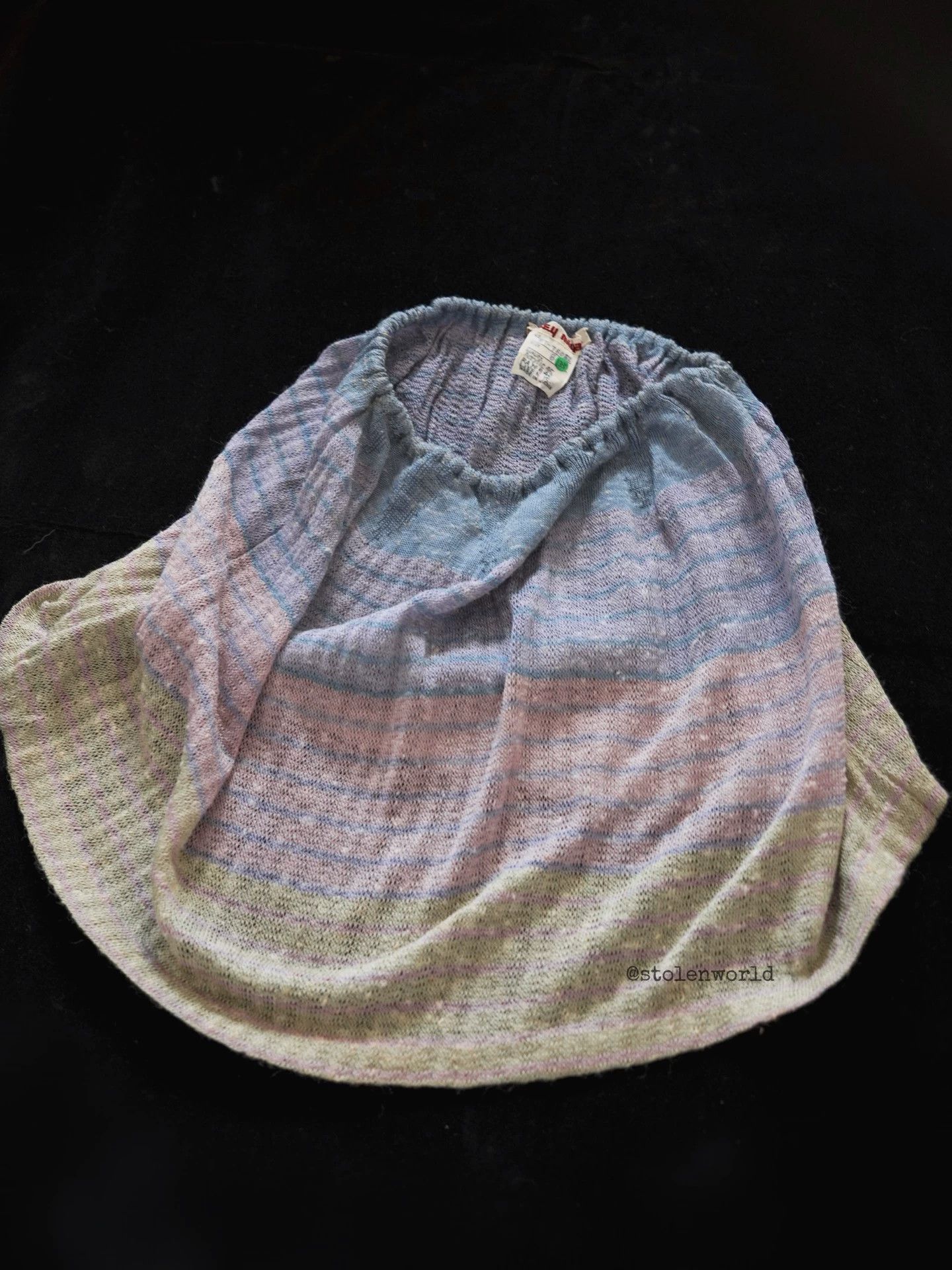 Issey Miyake Issey Miyake 70s Silk-Linen Ombre 2-Way Knit Dress Size M / US 6-8 / IT 42-44 - 1 Thumbnail