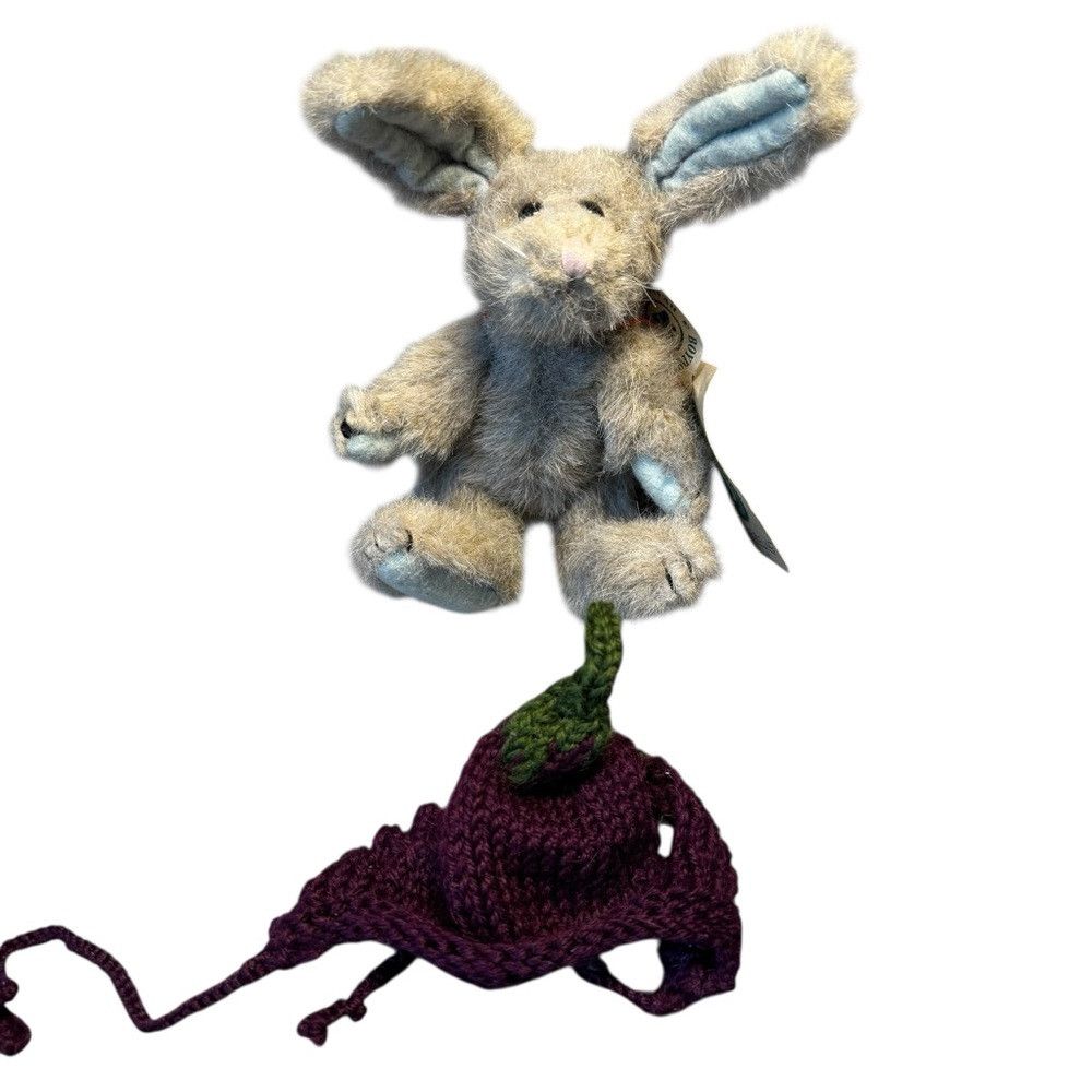 Other NWT New Vintage 1990 Boyds Bears Aubrey Aubergine Rabbit Size ONE SIZE - 2 Thumbnail