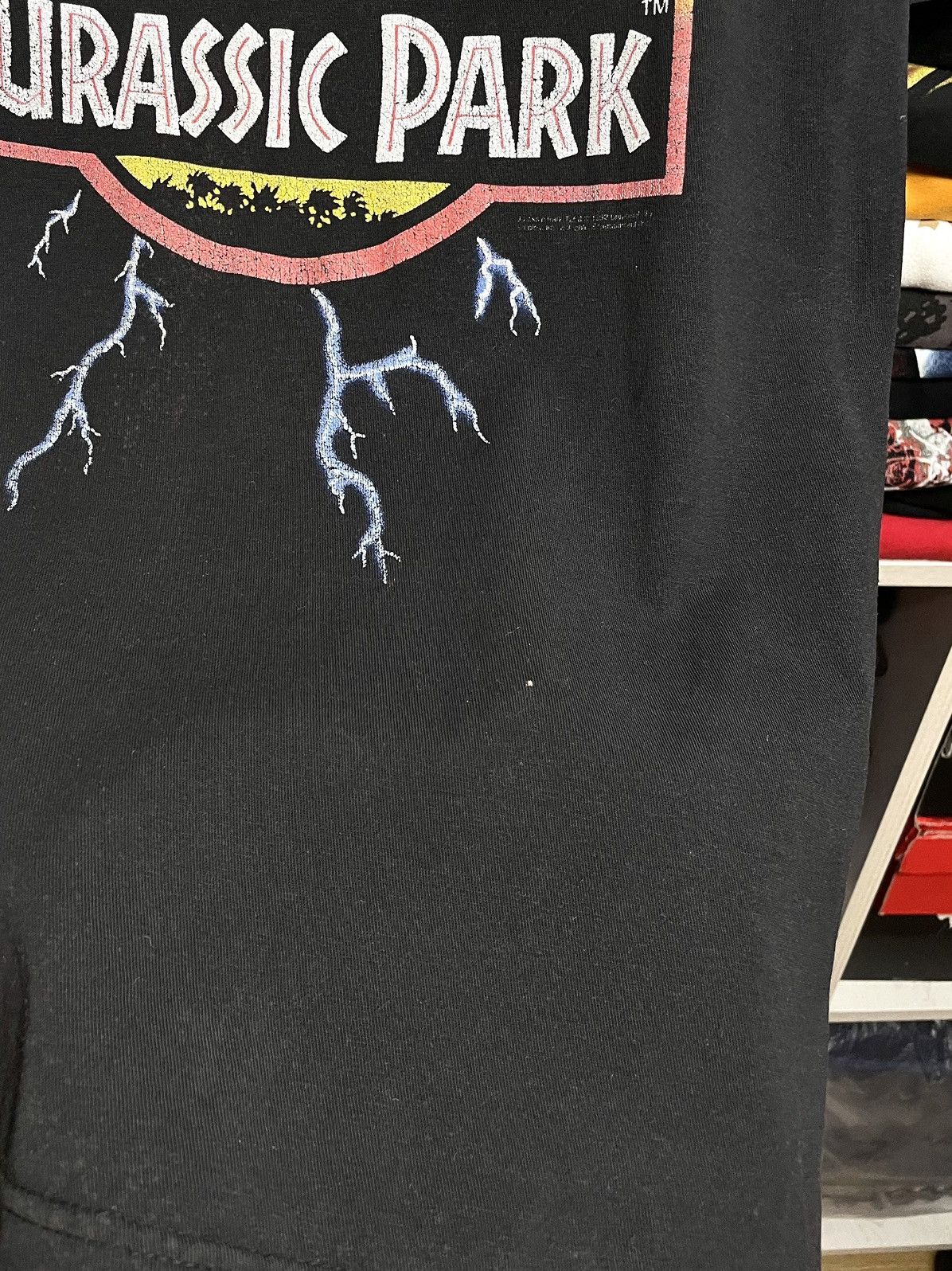 Vintage Vintage 1992 Jurassic Park Movie Promo Faded T-Shirt 90s Size US M / EU 48-50 / 2 - 7 Thumbnail