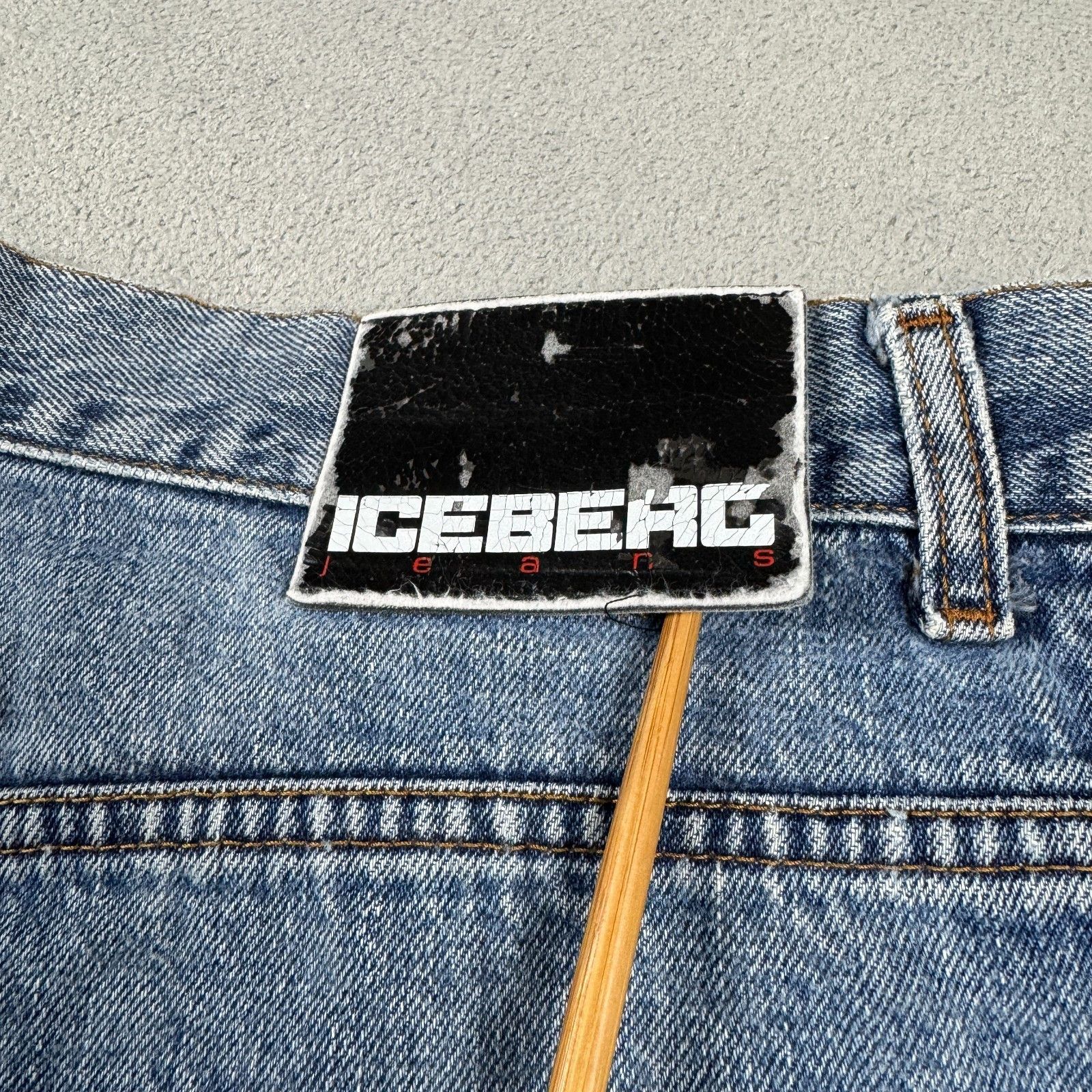 Iceberg Vintage Iceberg 90s Grunge Denim Shorts Made in Italy 36 Size US 36 / EU 52 - 7 Thumbnail