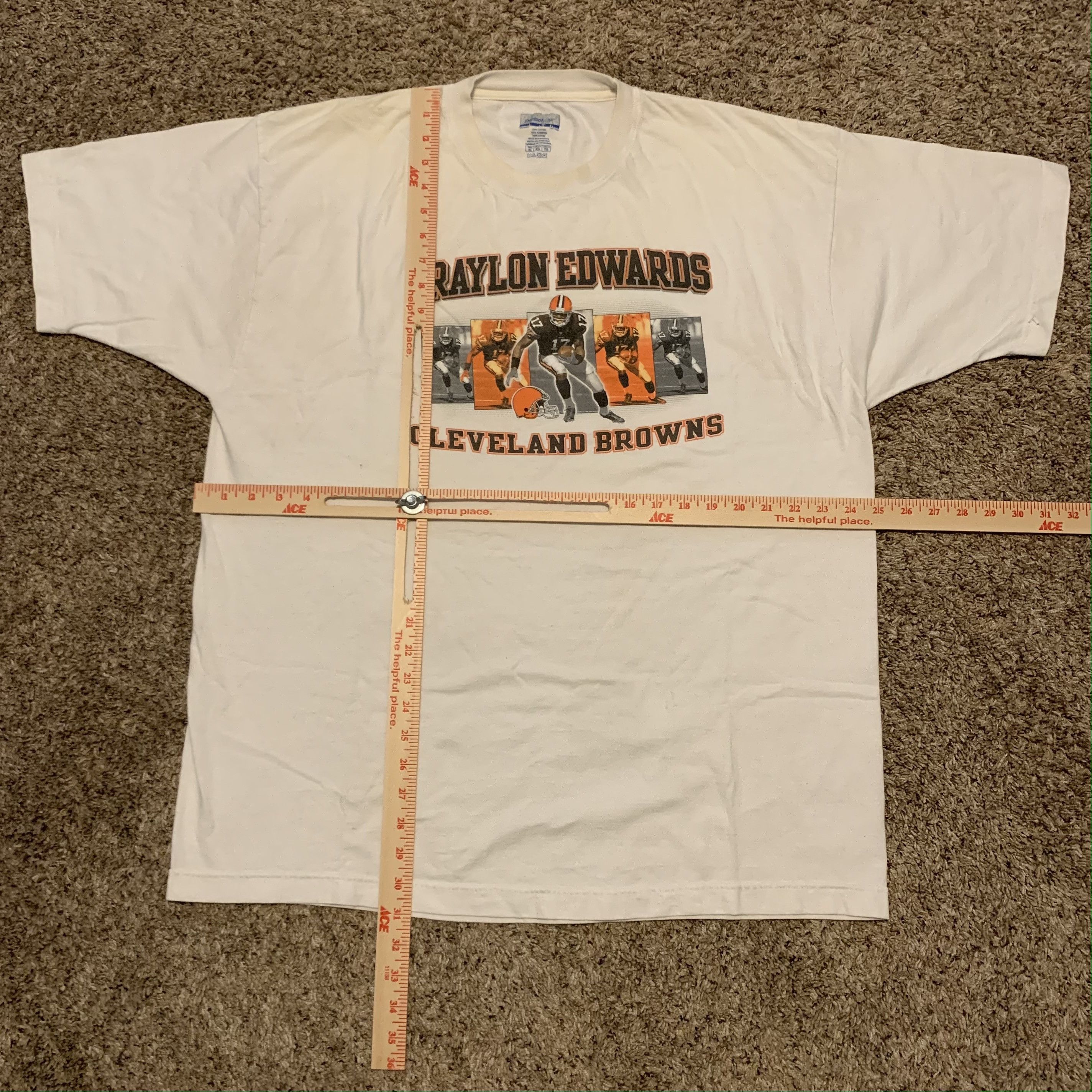 Reebok VINTAGE CLEVELAND BROWNS NFL T-SHIRT Size US XL / EU 56 / 4 - 4 Thumbnail