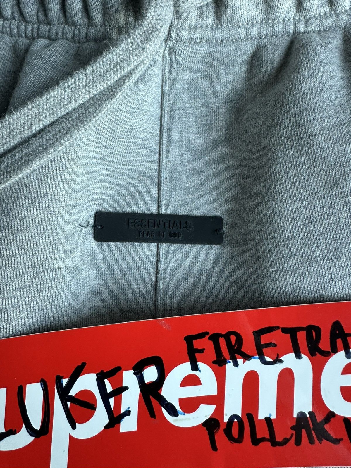 Essentials Essentials Fleece Soccer Short Dark Heather (FW24) Size US 33 - 4 Thumbnail