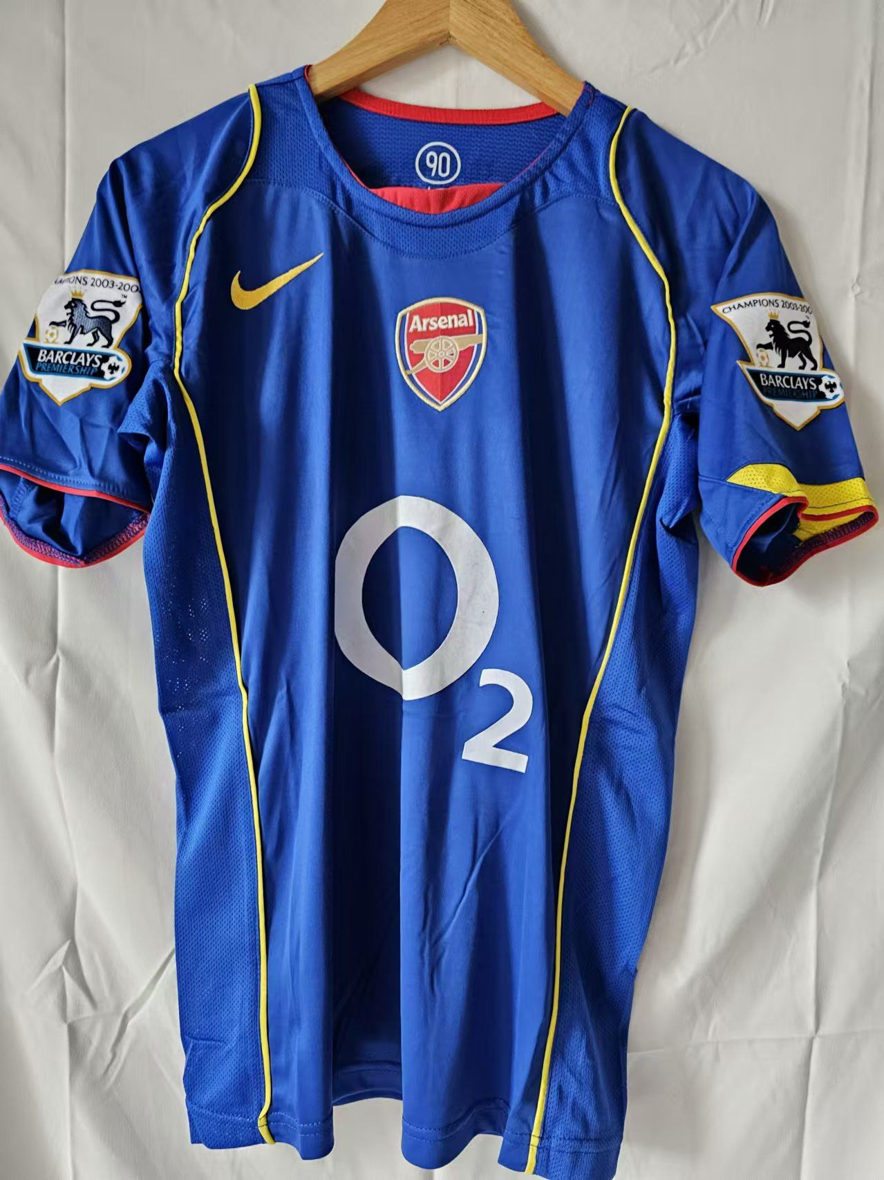Other 2004 05 Arsenal #14 Thierry Henry Jersey Away Size US XXL / EU 58 / 5 - 2 Thumbnail