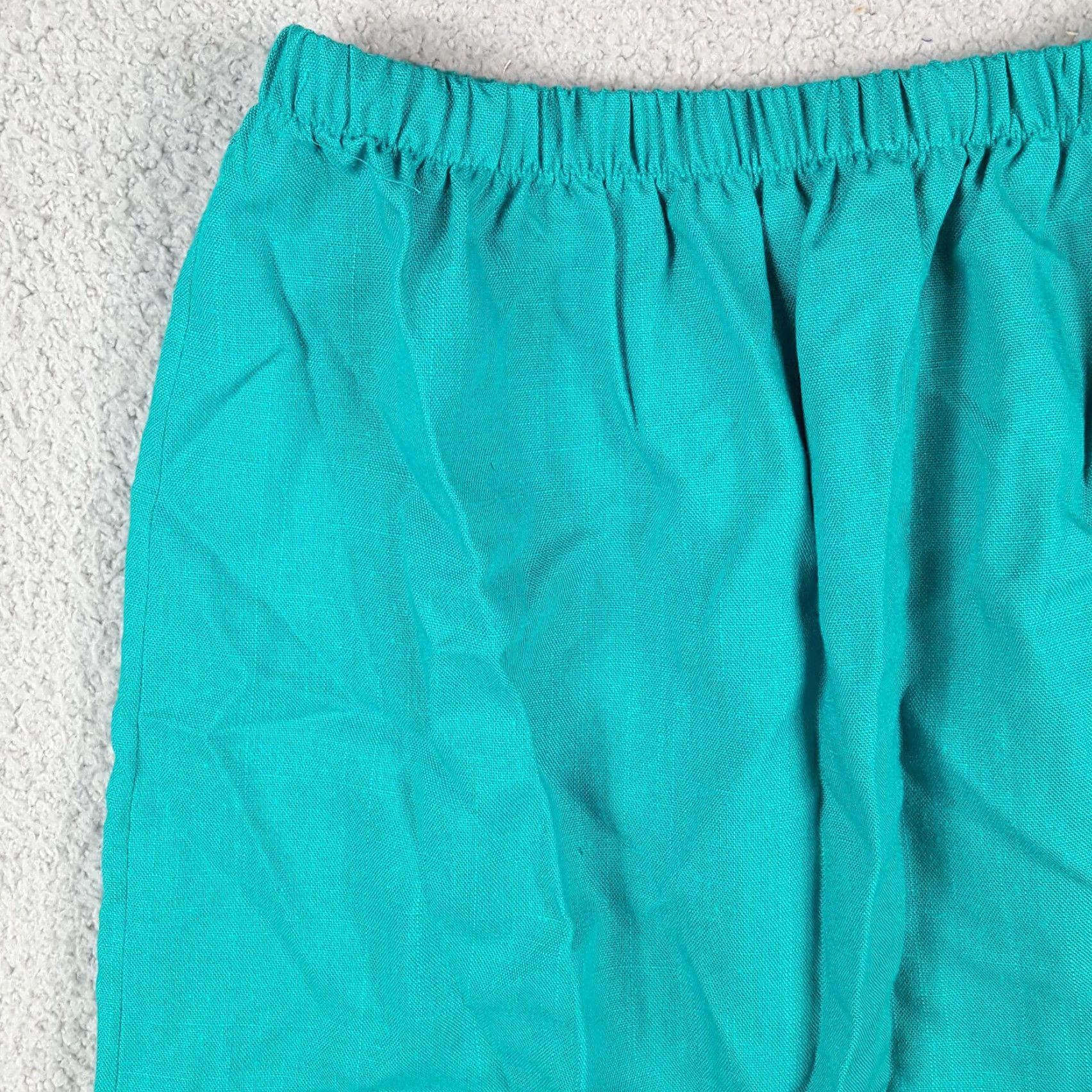 Altea Vintage Women's 8 Skirt - Knee Length, Straight & Pencil, High Rise, Stretch, Cotton, Blue, 90s, Y2K, Retro, All Seasons Size 30" / US 8 / IT 44 - 2 Thumbnail