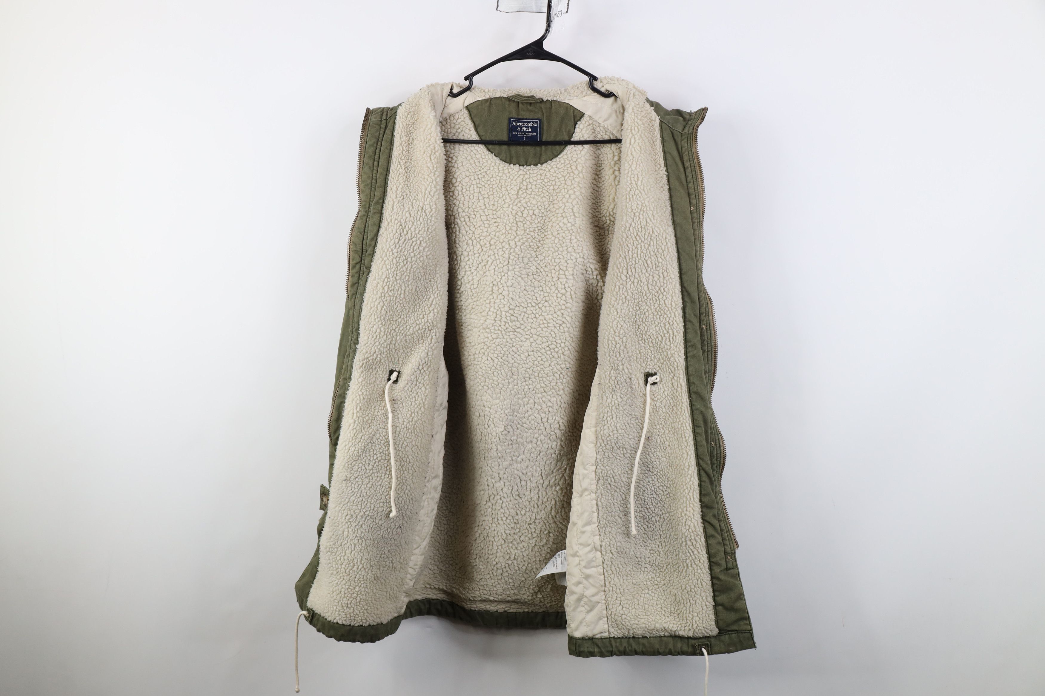 Abercrombie & Fitch Vintage Y2K Abercrombie & Fitch Lined Military Parka Jacket Size S / US 4 / IT 40 - 11 Thumbnail