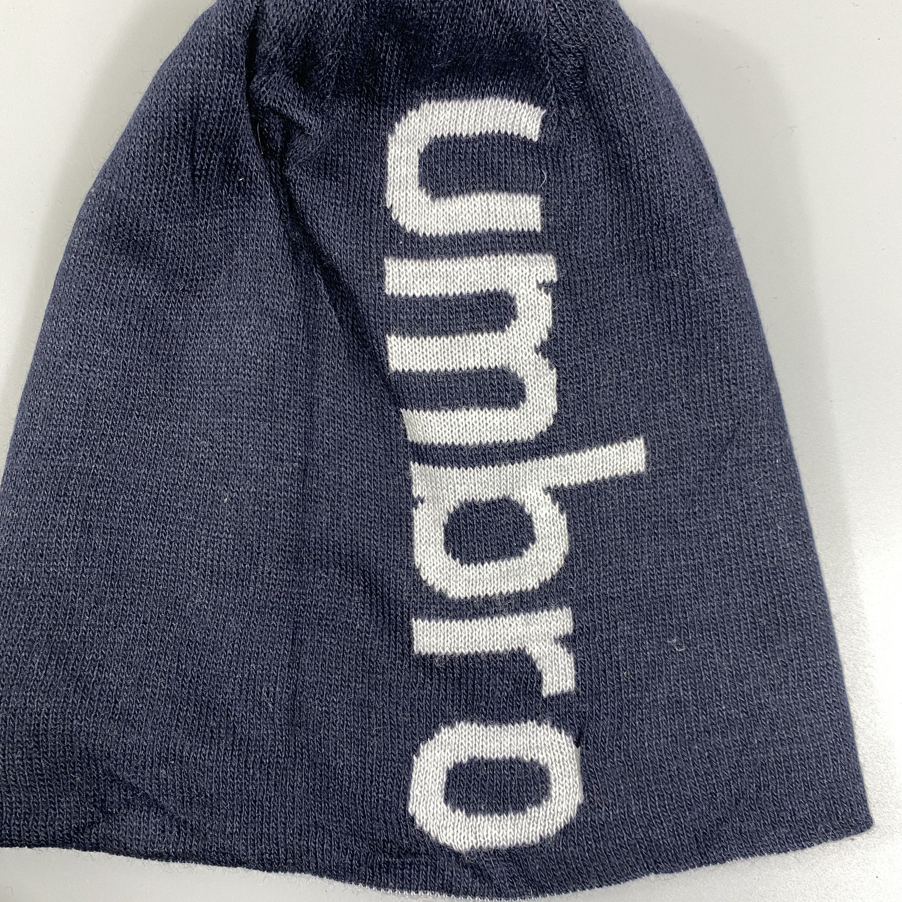 Japanese Brand Umbro Big Logo Reversible Beanie Hat -BN1195 Size ONE SIZE - 8 Thumbnail