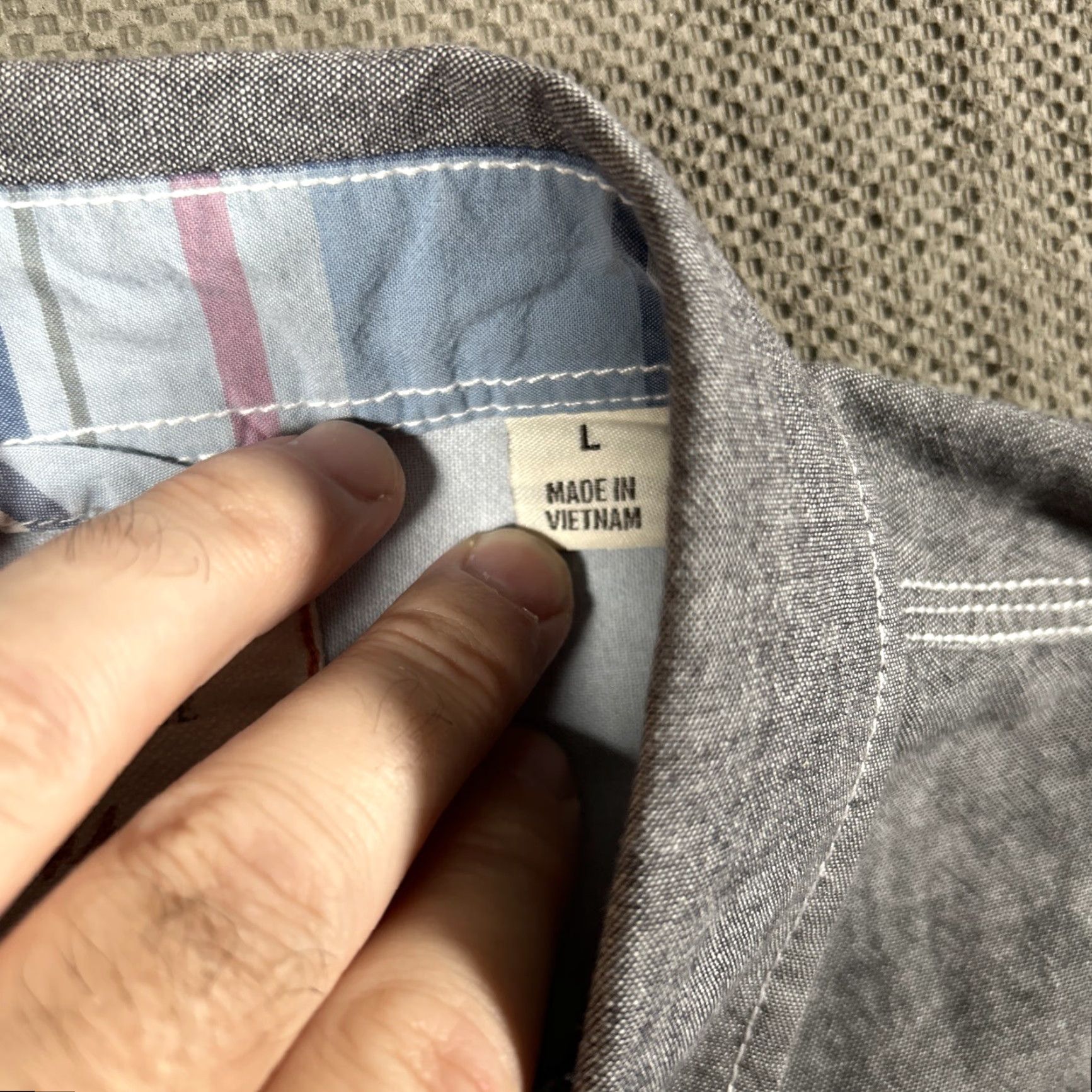 Weatherproof Weatherproof Mens Short Sleeve Button-Up Shirt Gray Size L Pockets Vintage Size US L / EU 52-54 / 3 - 4 Thumbnail