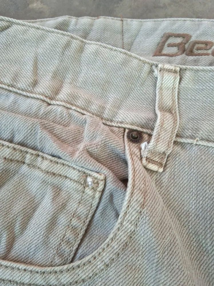Japanese Brand Vintage Japanese Beach Sound Grey Mini Boot Cut Jeans 36x31 Size US 36 / EU 52 - 8 Thumbnail