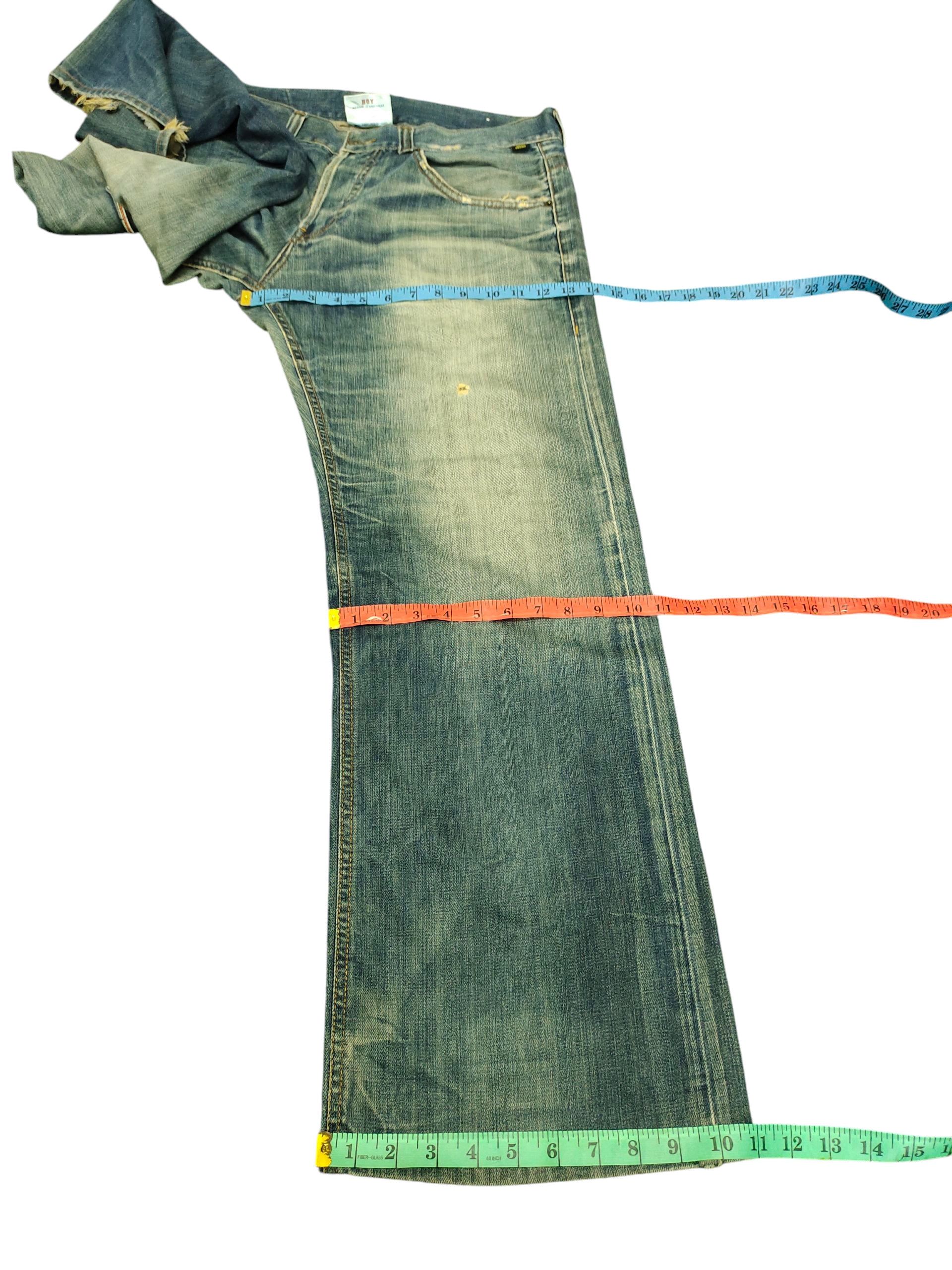 Comme des Garcons × Undercover Mini Brand Japan Clawmark Distress Loose Jeans Size US 36 / EU 52 - 17 Thumbnail