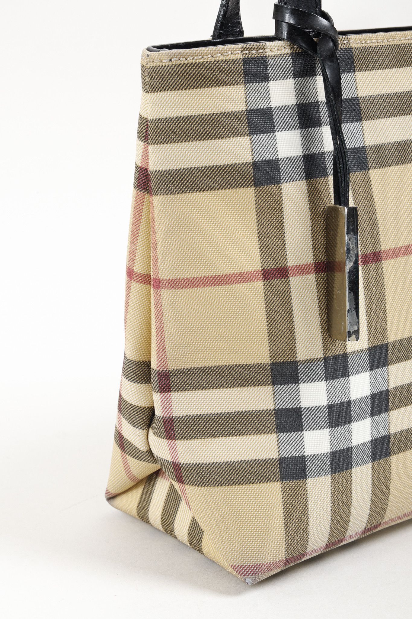 Burberry Burberry Nova Check Mini Tote Bag Size ONE SIZE - 8 Thumbnail