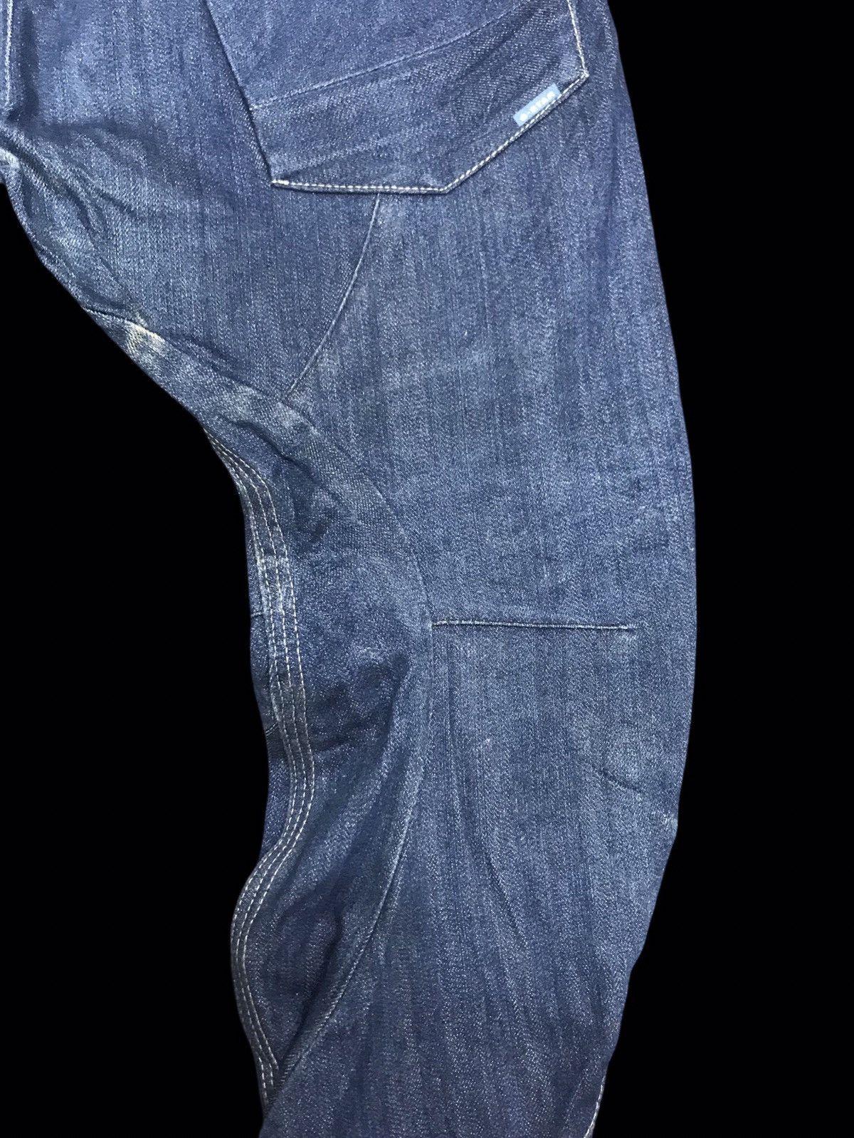 G-Star 💥AVANT GARDE💥GSTAR RAW HI CROTCH SKINNY CURVED DENIM F167 Size US 35 - 15 Thumbnail