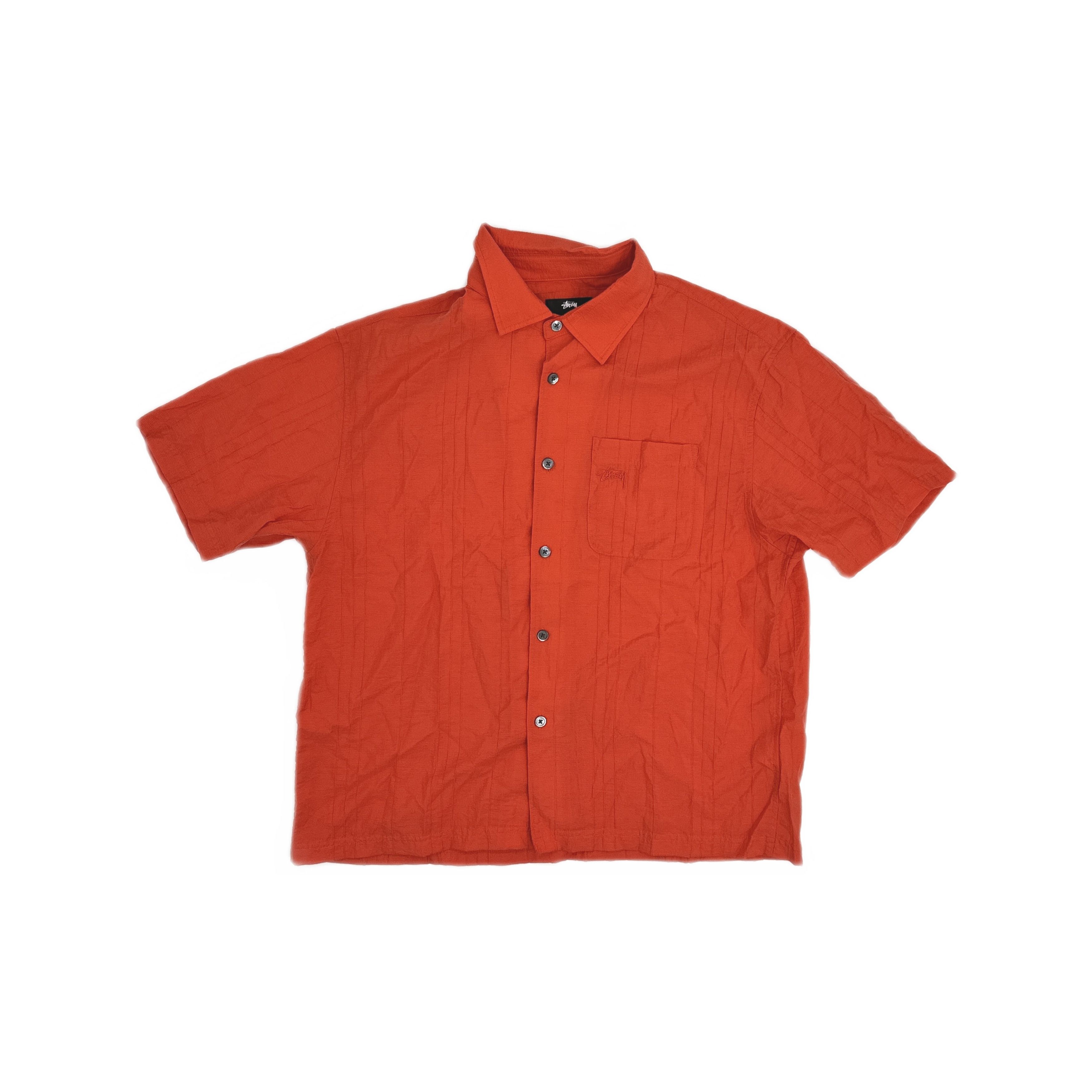Stussy Stussy Textured Short Sleeve Shirt Size M Size US M / EU 48-50 / 2 - 1 Thumbnail