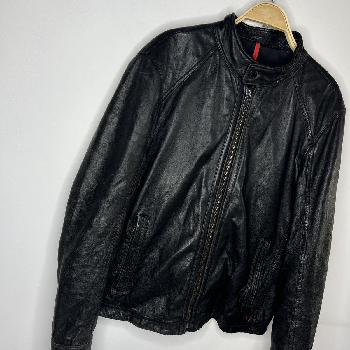 Genuine Leather × Strellson Strellson Lamb Nappa Leather Jacket Black Switzerland Size US M / EU 48-50 / 2 - 3 Thumbnail