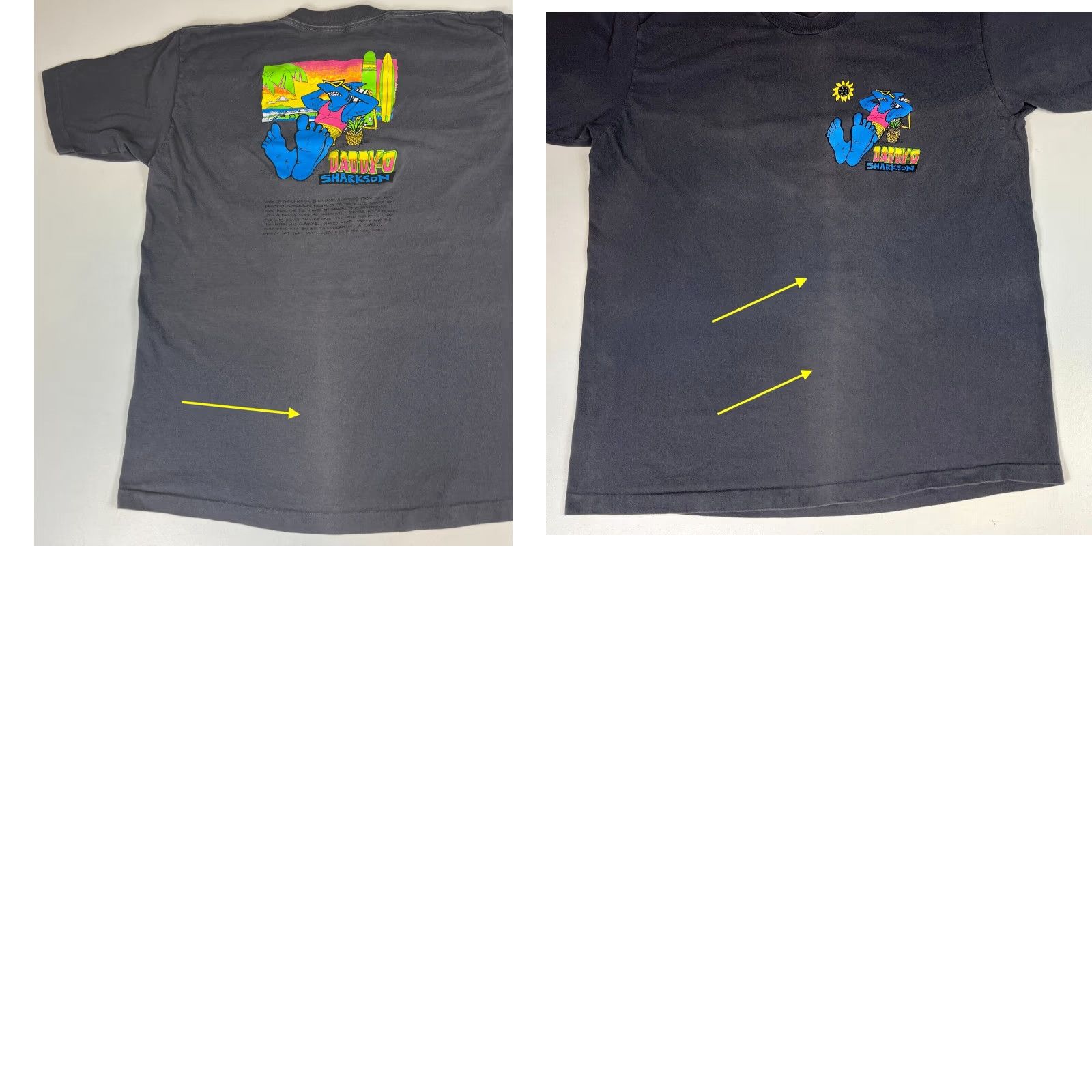 Vintage VINTAGE Maui abd Sons T-Shirt Crew Neck Short Sleeve XL Gray 90s Vintage Beach Surfing Double-Sided Mens Size US XL / EU 56 / 4 - 9 Thumbnail