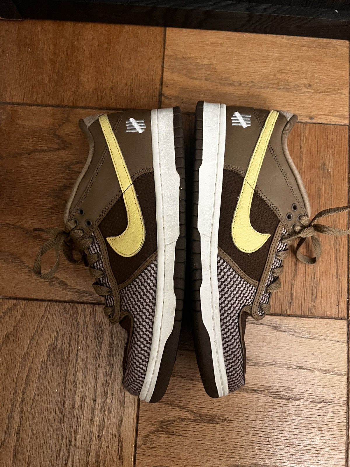 Nike Dunk Low Undefeated Brown Dunk Low Undefeated On Feet