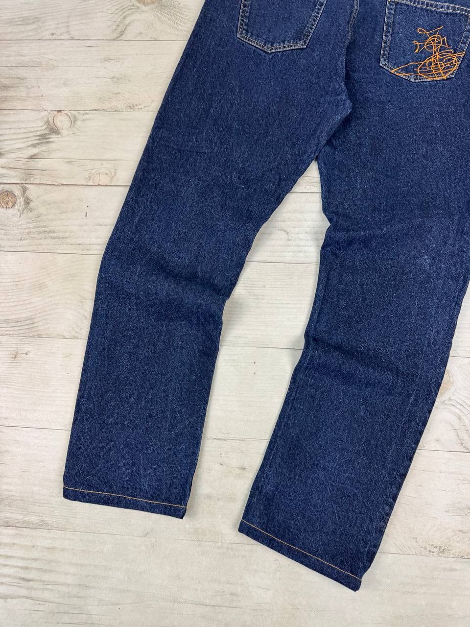 Vivienne Westwood Vivienne Westwood Big Logo Orb Denim Jeans Size US 38 / EU 54 - 12 Thumbnail