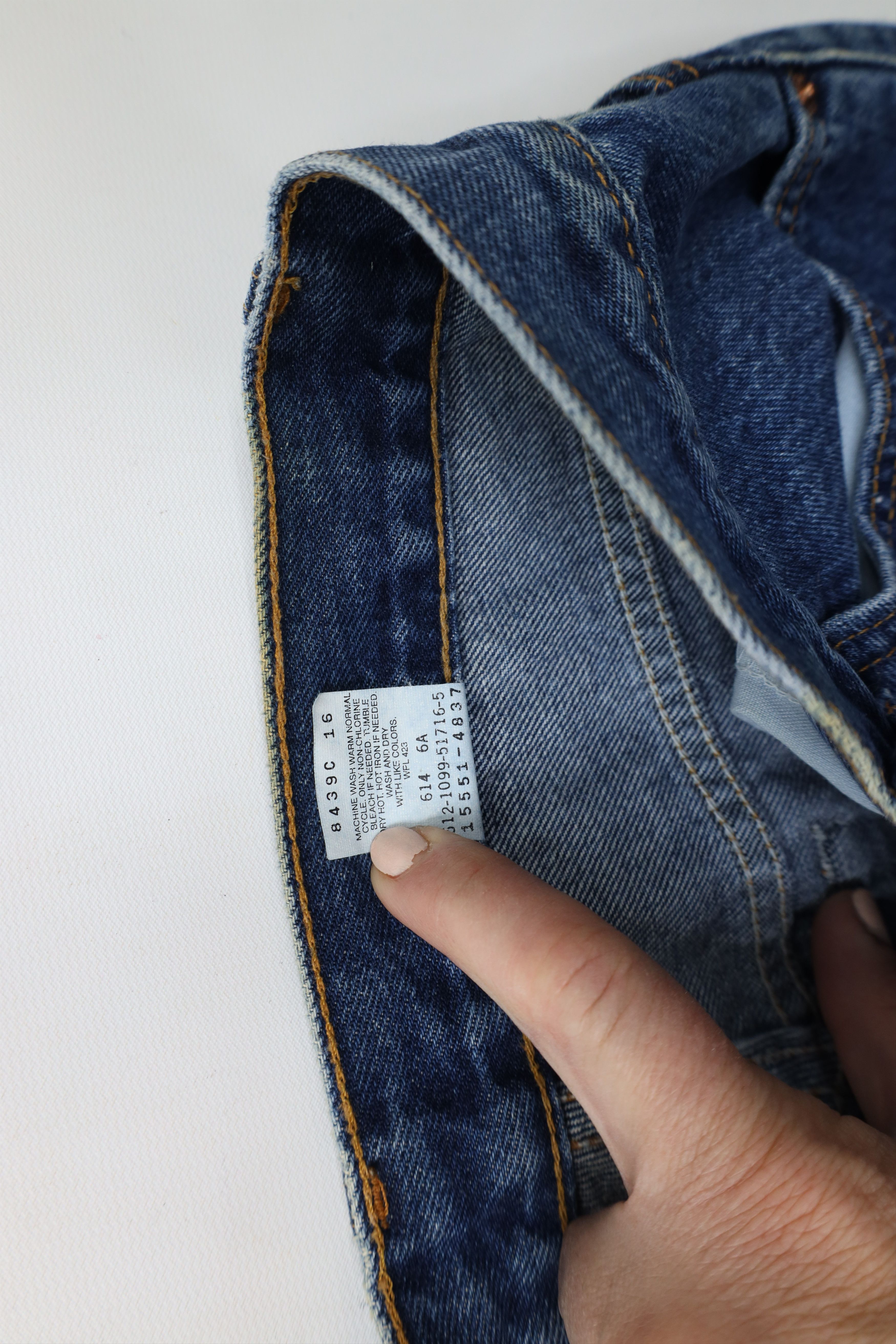 Levi's × Vintage Vintage 90s Levis 550 Relaxed Tapered Leg Denim Jeans USA Size 36" / US 14 / IT 50 - 6 Thumbnail