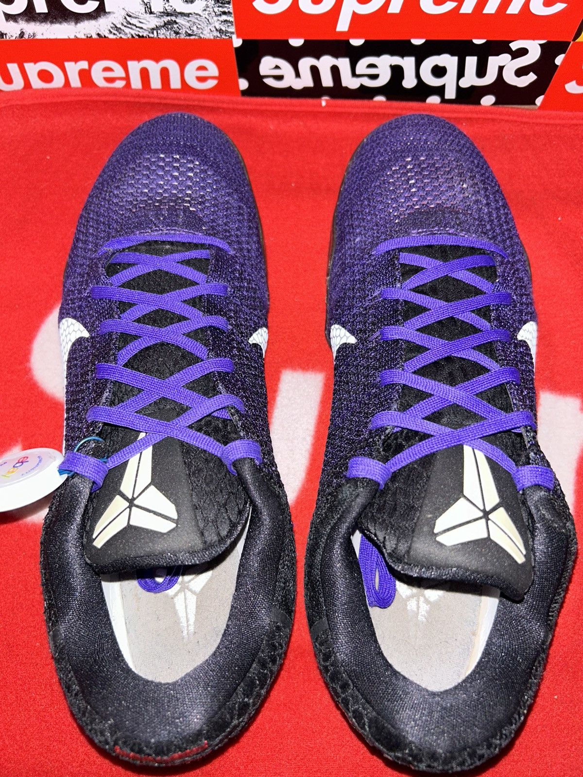 Nike Nike Kobe 11 Elite Low Eulogy Hyper Grape 822675-510 size 13 Size US 13 / EU 46 - 4 Thumbnail