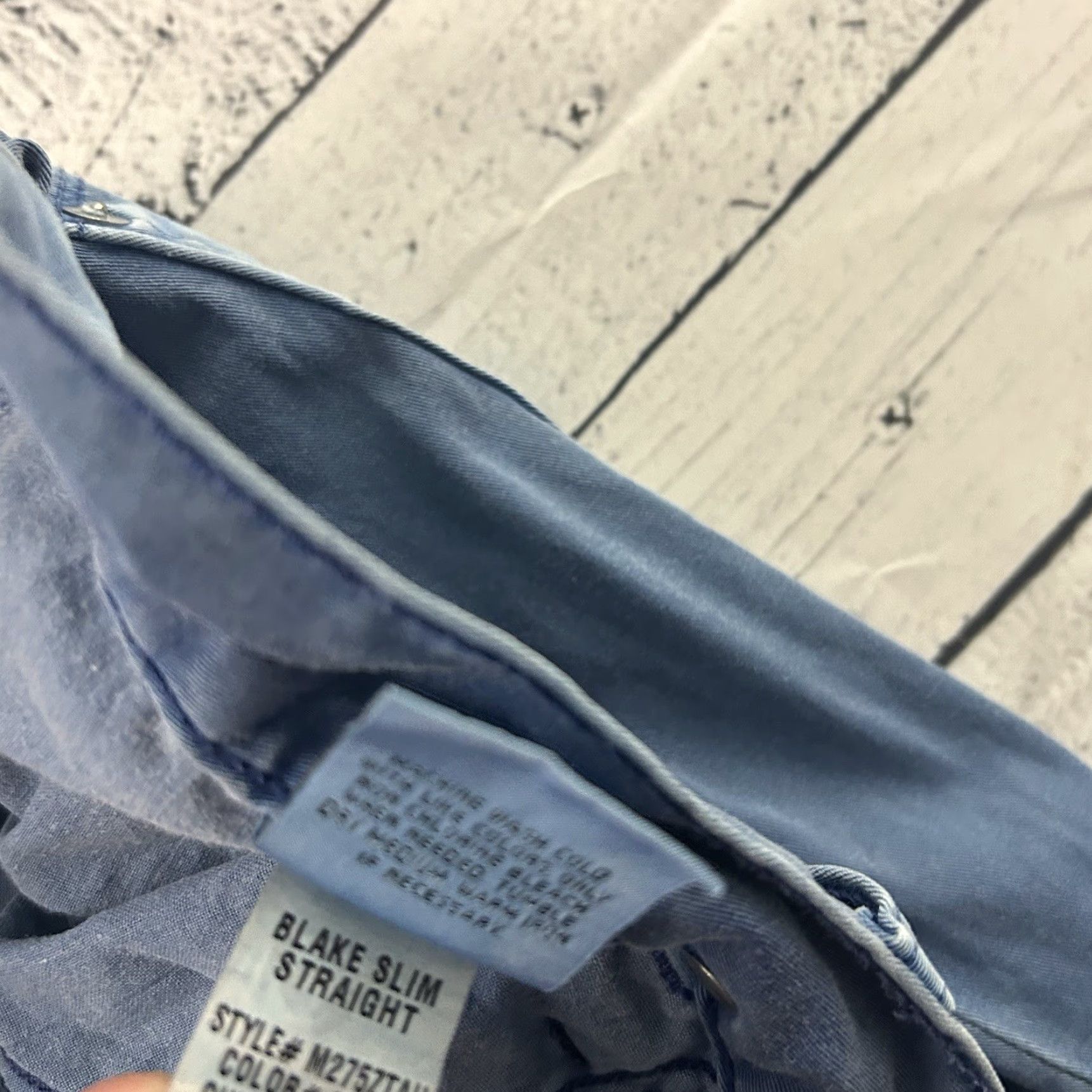 Hudson Hudson Slim Straight Pants Men 32 Blue Hudson Blake Chino Slim Inseam 34 Baggy? Size US 32 / EU 48 - 5 Thumbnail