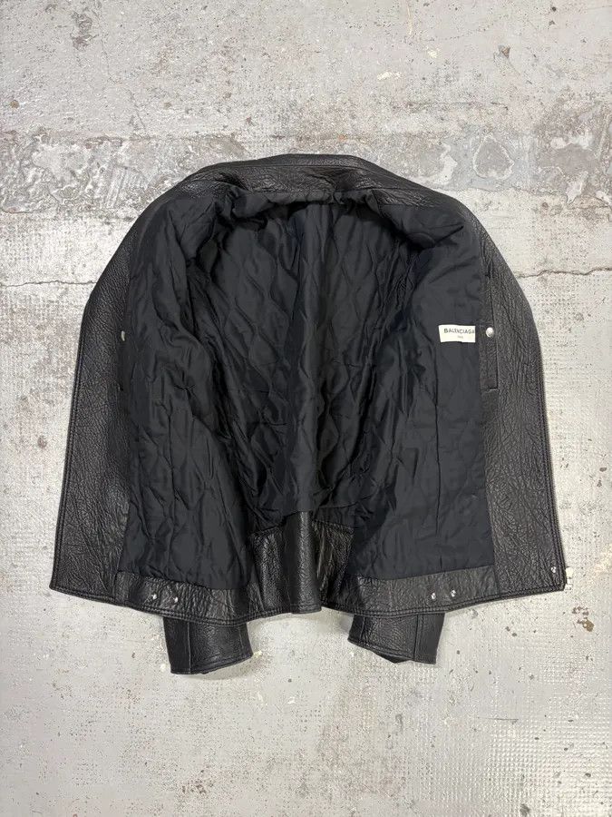 Balenciaga AW2014 Balenciaga Black Leather Perfecto Jacket Size US S / EU 44-46 / 1 - 8 Thumbnail