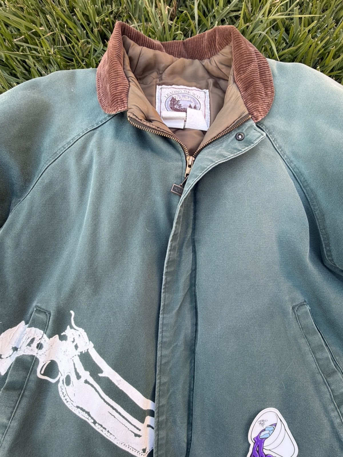 Walls CUSTOM Vintage Walls Green Western Work Jacket Size US M / EU 48-50 / 2 - 3 Thumbnail