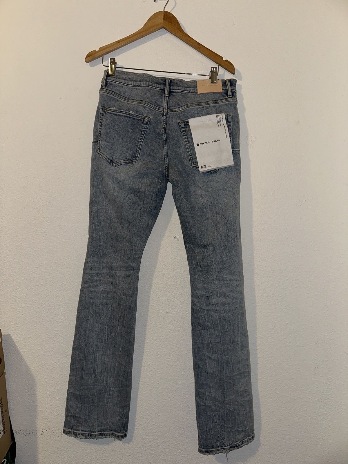 Purple Purple Brand Ripped Flare Jeans Size US 32 / EU 48 - 2 Thumbnail