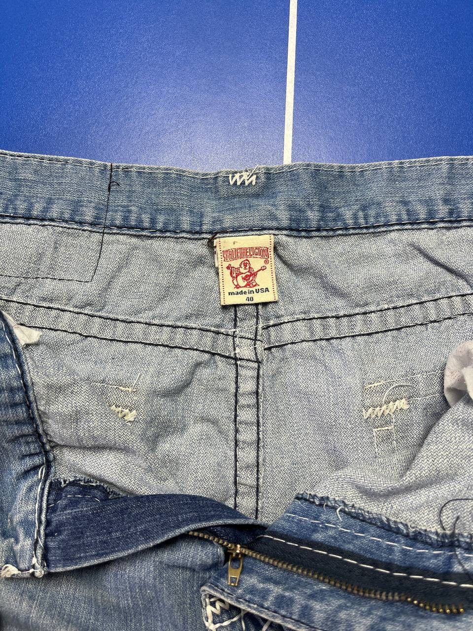 True Religion True Religion Joey Super T Denim Jeans Blue Men’s Size 40 Size US 40 / EU 56 - 11 Thumbnail