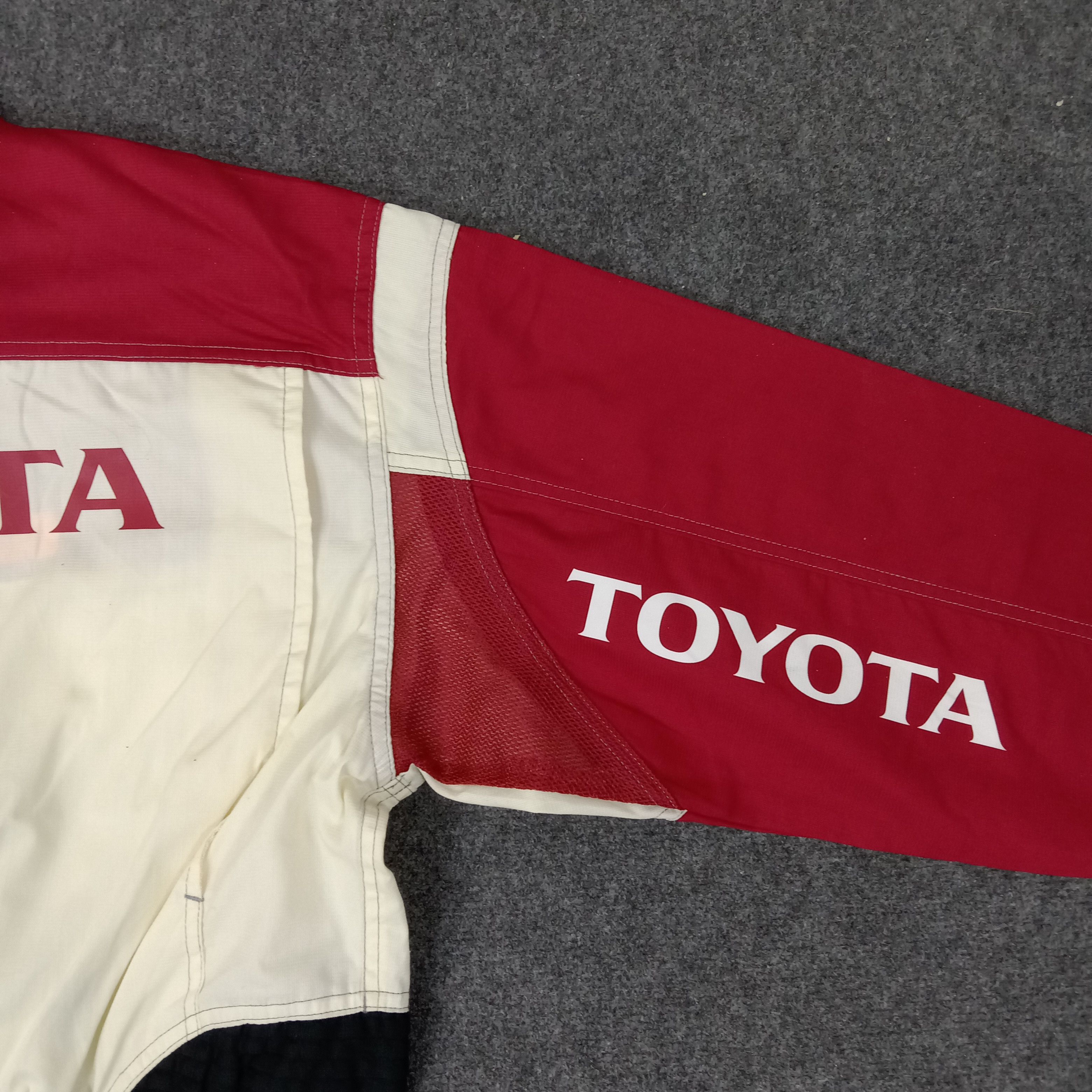 Japanese Brand Toyota Japanese Motorsports Racing Coverall Jacket C254N10 Size US L / EU 52-54 / 3 - 3 Thumbnail