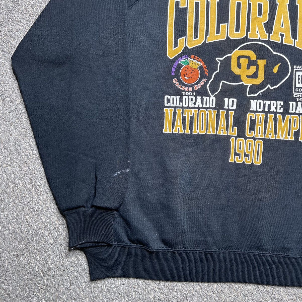 NCAA 1990 NCAA Colorado Buffaloes National Champions Sweatshirt Size US XL / EU 56 / 4 - 17 Thumbnail