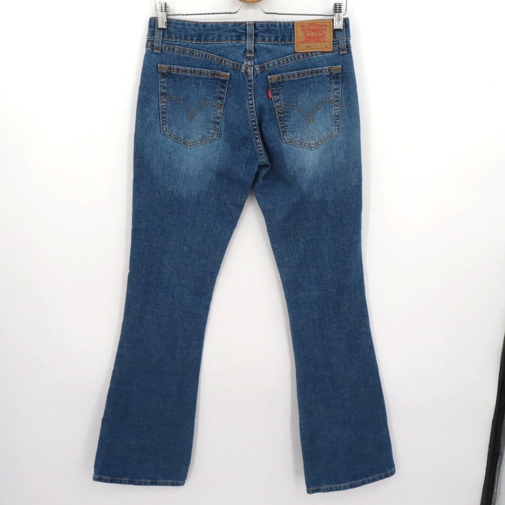 Levi's VINTAGE Levi's Junior Jeans 5 Bootcut 528 Blue Denim Cotton Blend 2003 Y2K Slim/Regular? 5-Pocket Design Womens Girls? Size 27" / US 4 / IT 40 - 4 Thumbnail