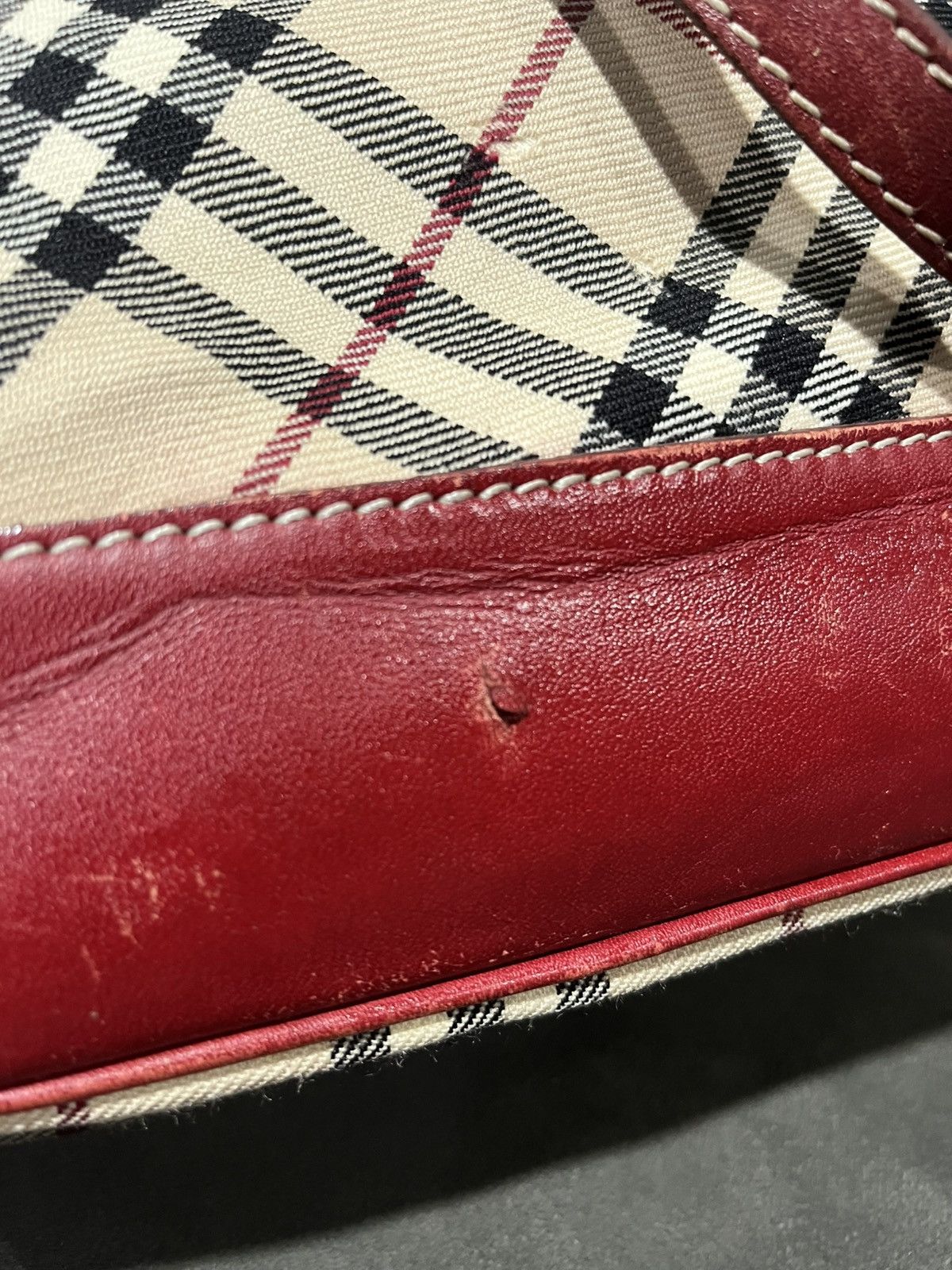Burberry Auth BURBERRY Nova Check Blue Label Shoulder Bag Canvas Size ONE SIZE - 14 Thumbnail
