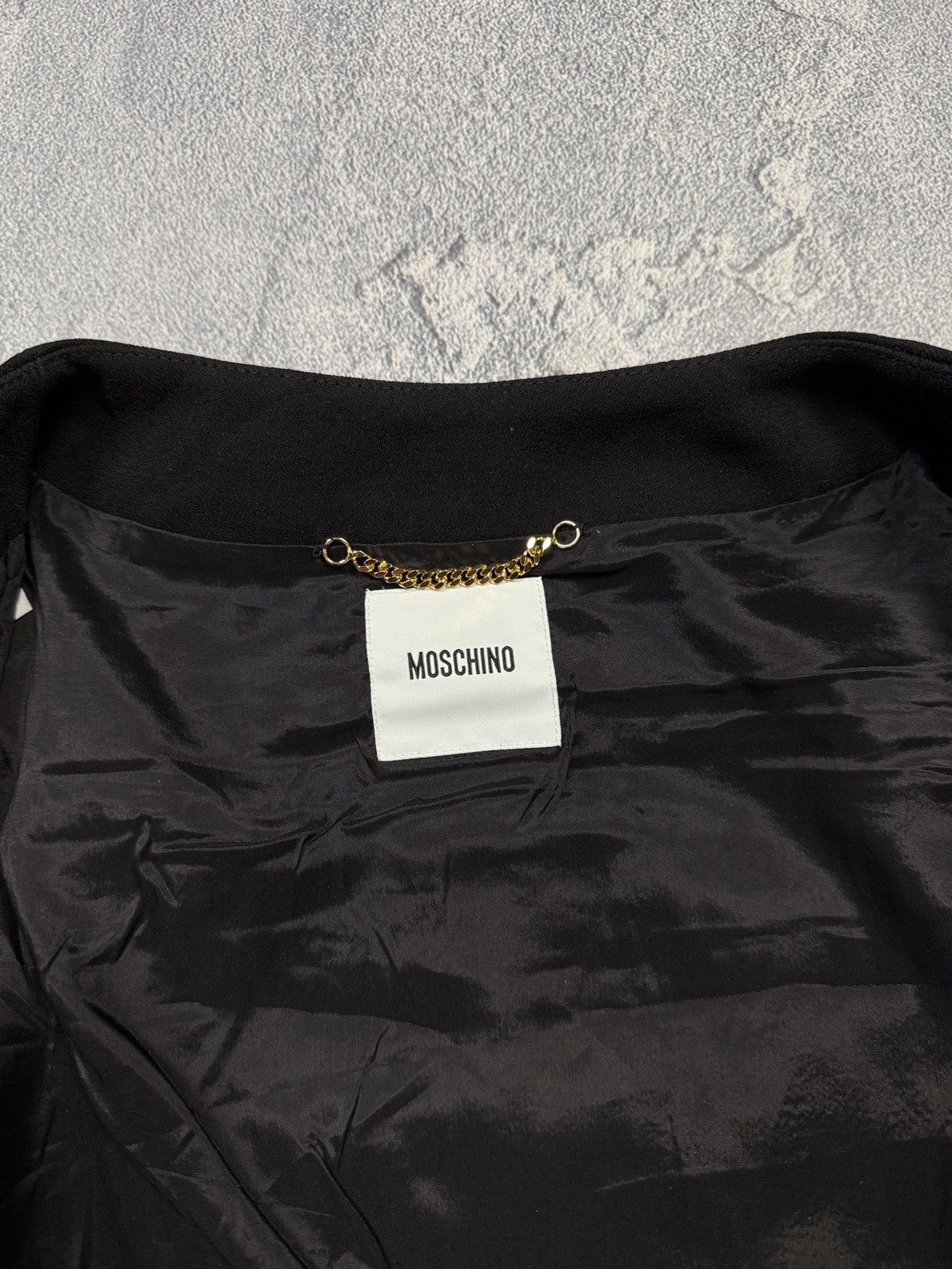 Moschino Moschino Black Jacket Fringe Cropped Blazer Size 40 Size M / US 6-8 / IT 42-44 - 7 Thumbnail