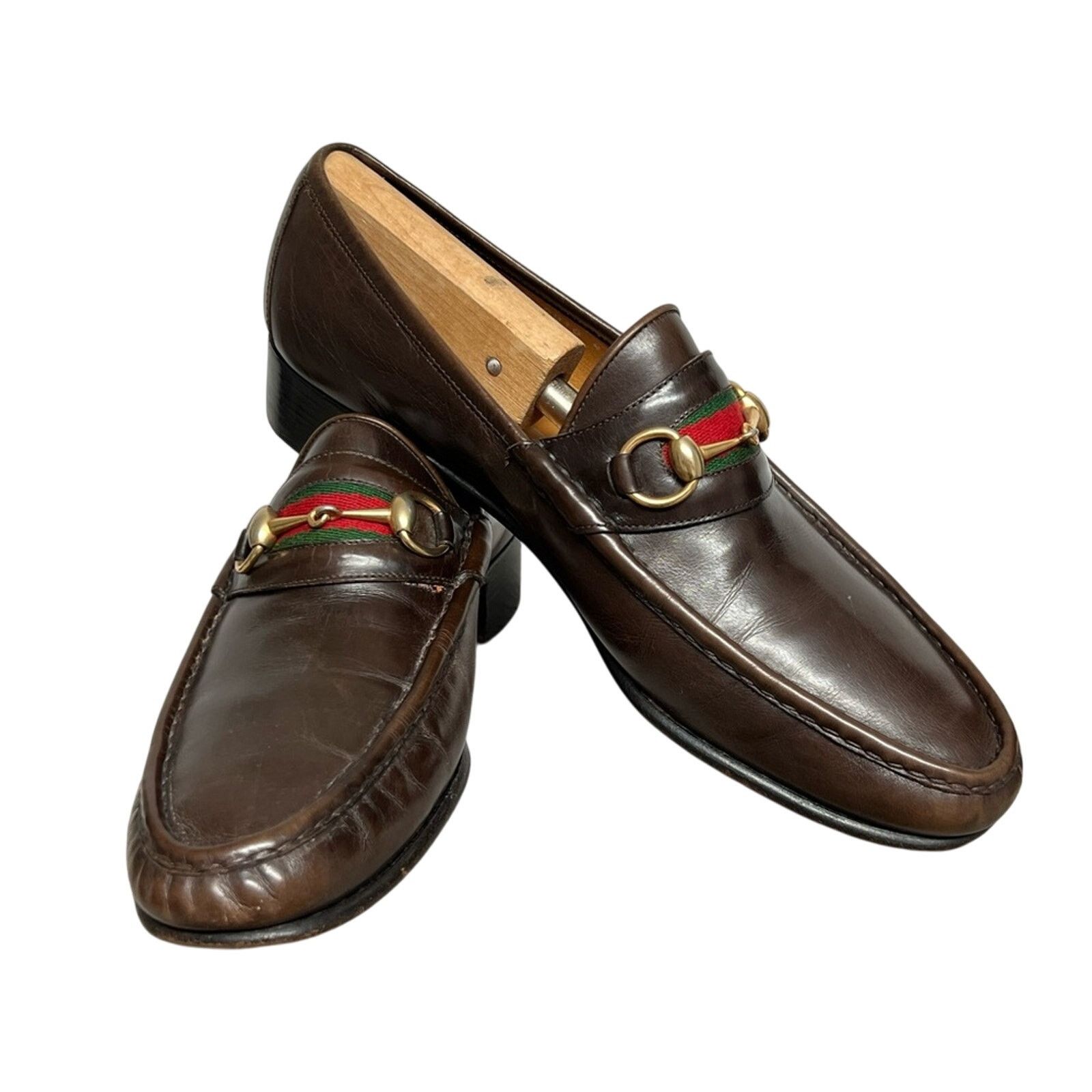 Gucci Gucci 1953 Horsebit Loafers Brown Leather 10.5 US or 44 EUR Size US 10.5 / EU 43-44 - 4 Thumbnail