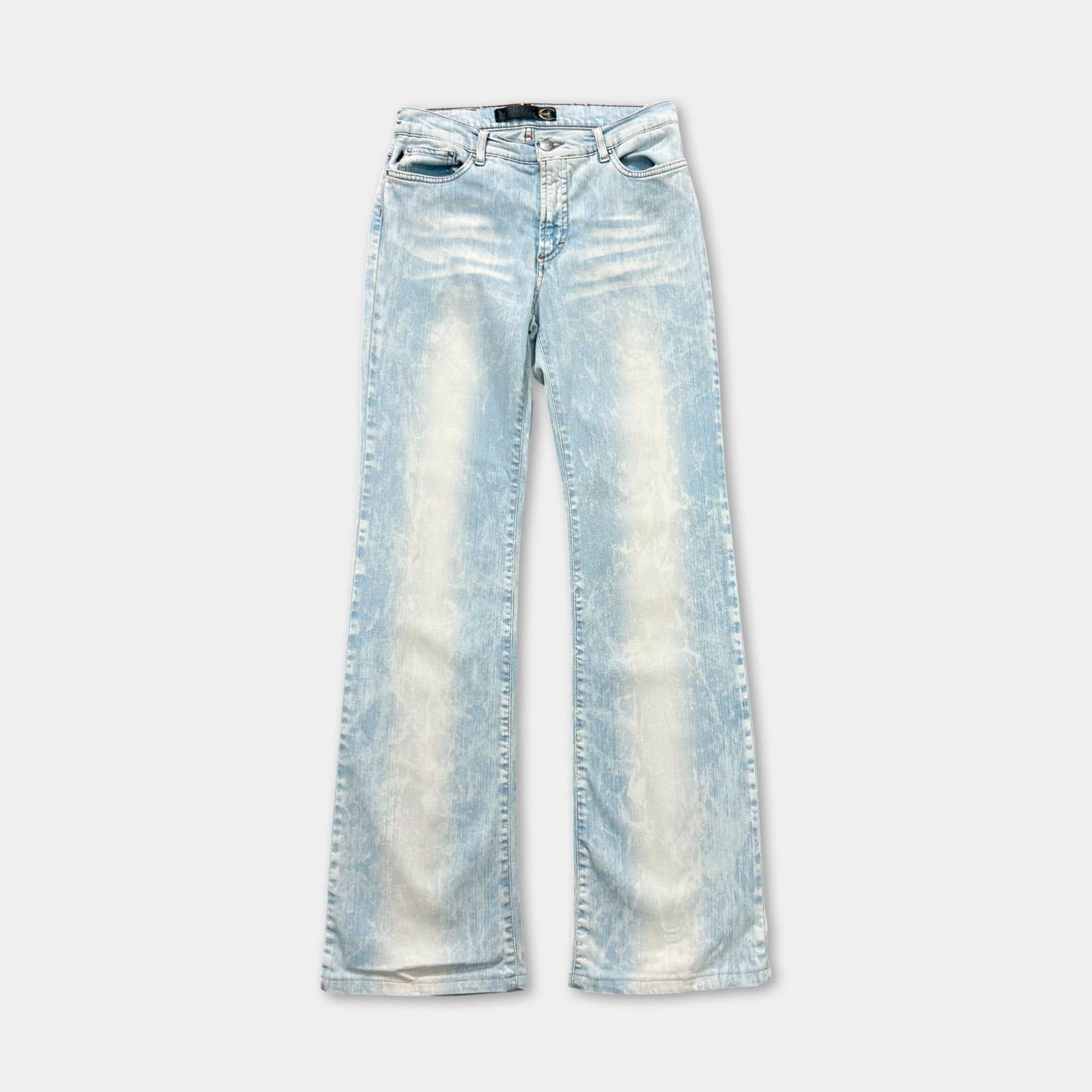 Just Cavalli Just Cavalli Marble Effect Denim Pants Size 28" / US 6 / IT 42 - 1 Thumbnail