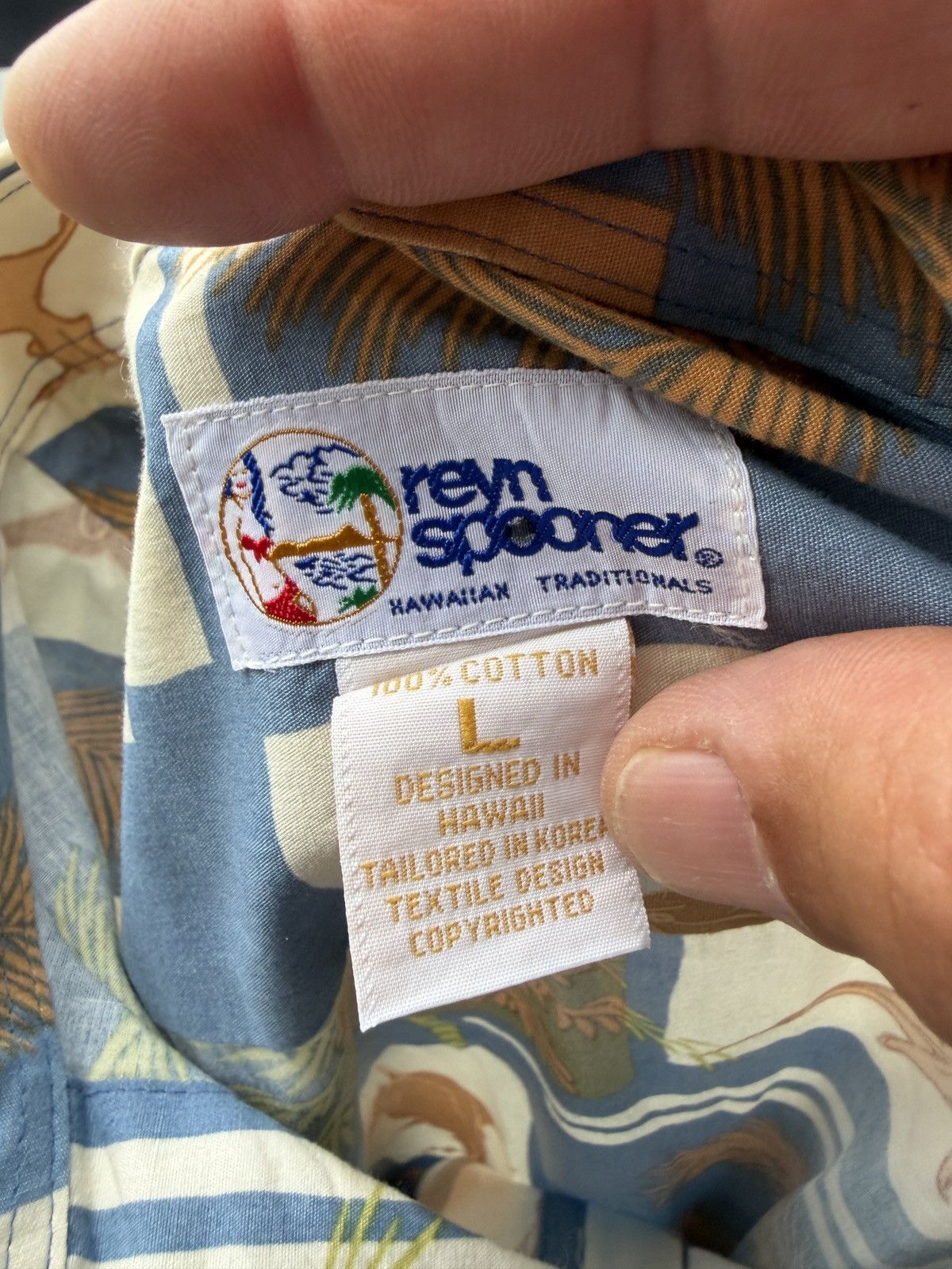 Reyn Spooner ShirtPreOwned Reyn Spooner Multicolored Hawaiian Men's L Size US L / EU 52-54 / 3 - 4 Thumbnail