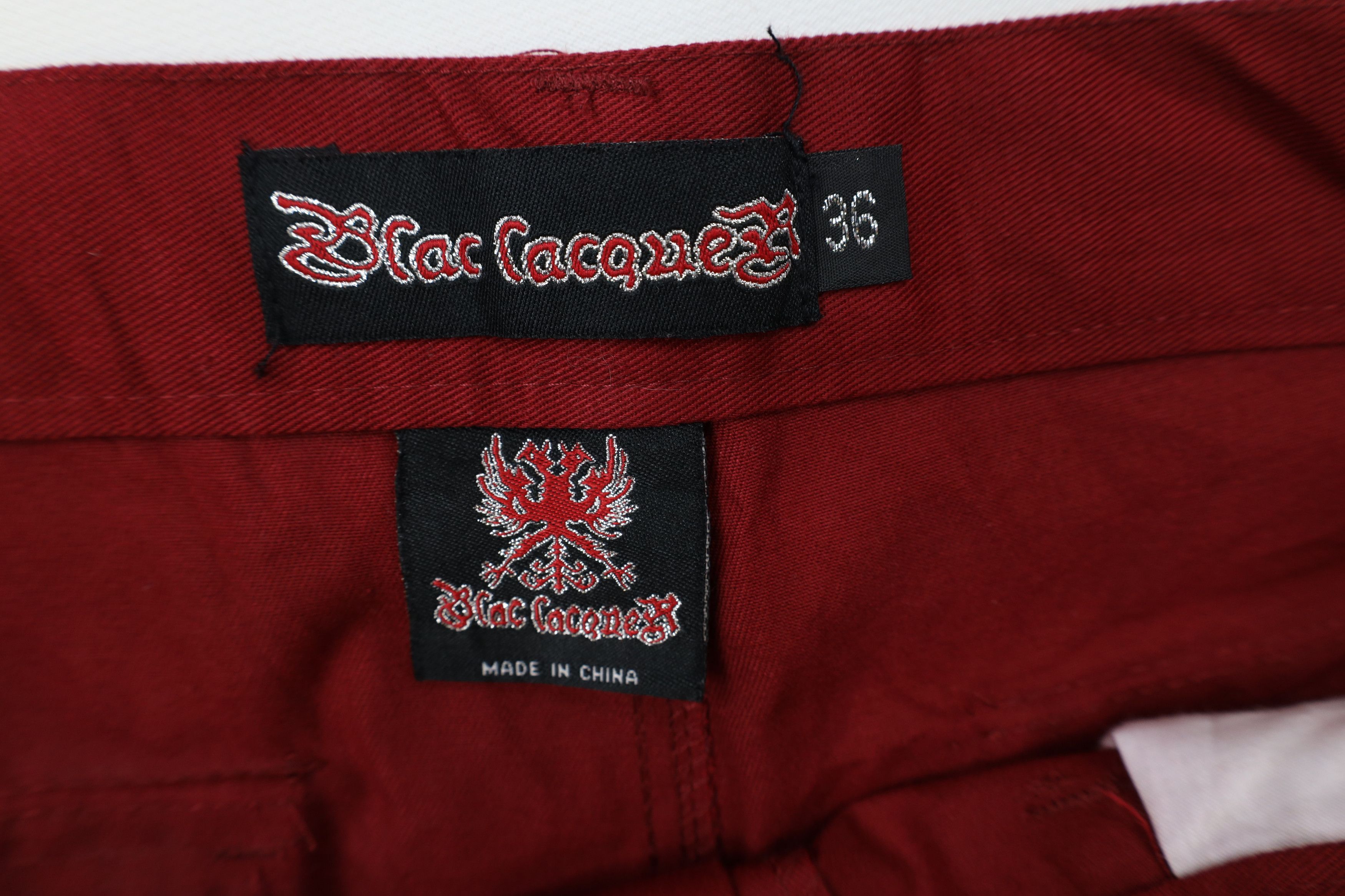 Vintage Vintage 90s Y2K Streetwear Baggy Loose Fit Cargo Shorts Red Size US 36 / EU 52 - 8 Thumbnail