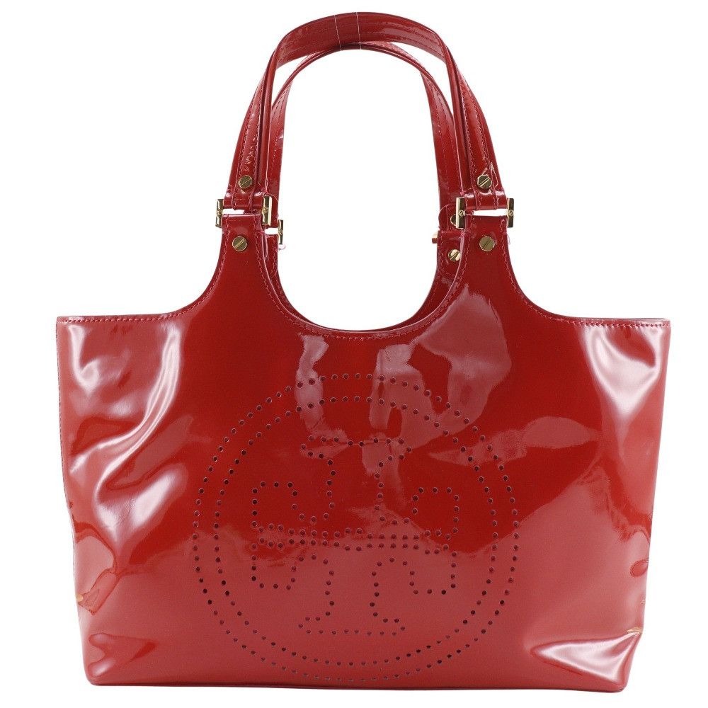 Tory Burch Tory Burch Tory Burch Punching Logo Patent Leather 2way Tote Bag Enamel Tote Bag DUTY FREE for USA Size ONE SIZE - 1 Thumbnail