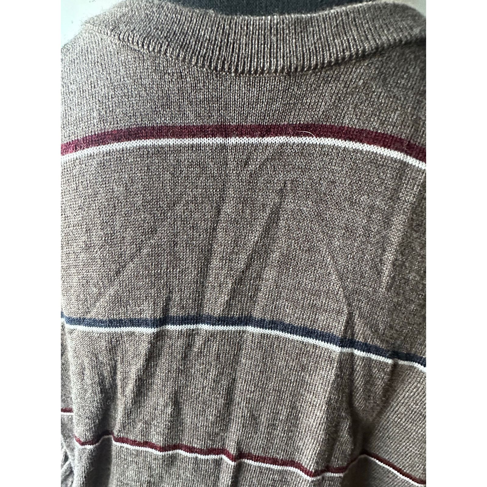 Banana Republic Banana Republic Men’s Striped Merino Wool Sweater Size US L / EU 52-54 / 3 - 2 Thumbnail
