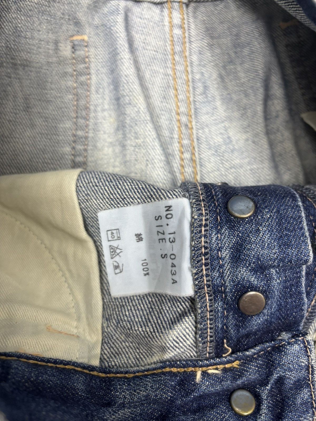 Kapital DMG DOMINGO DENIM CARGO JEANS Size 30" / US 8 / IT 44 - 10 Thumbnail