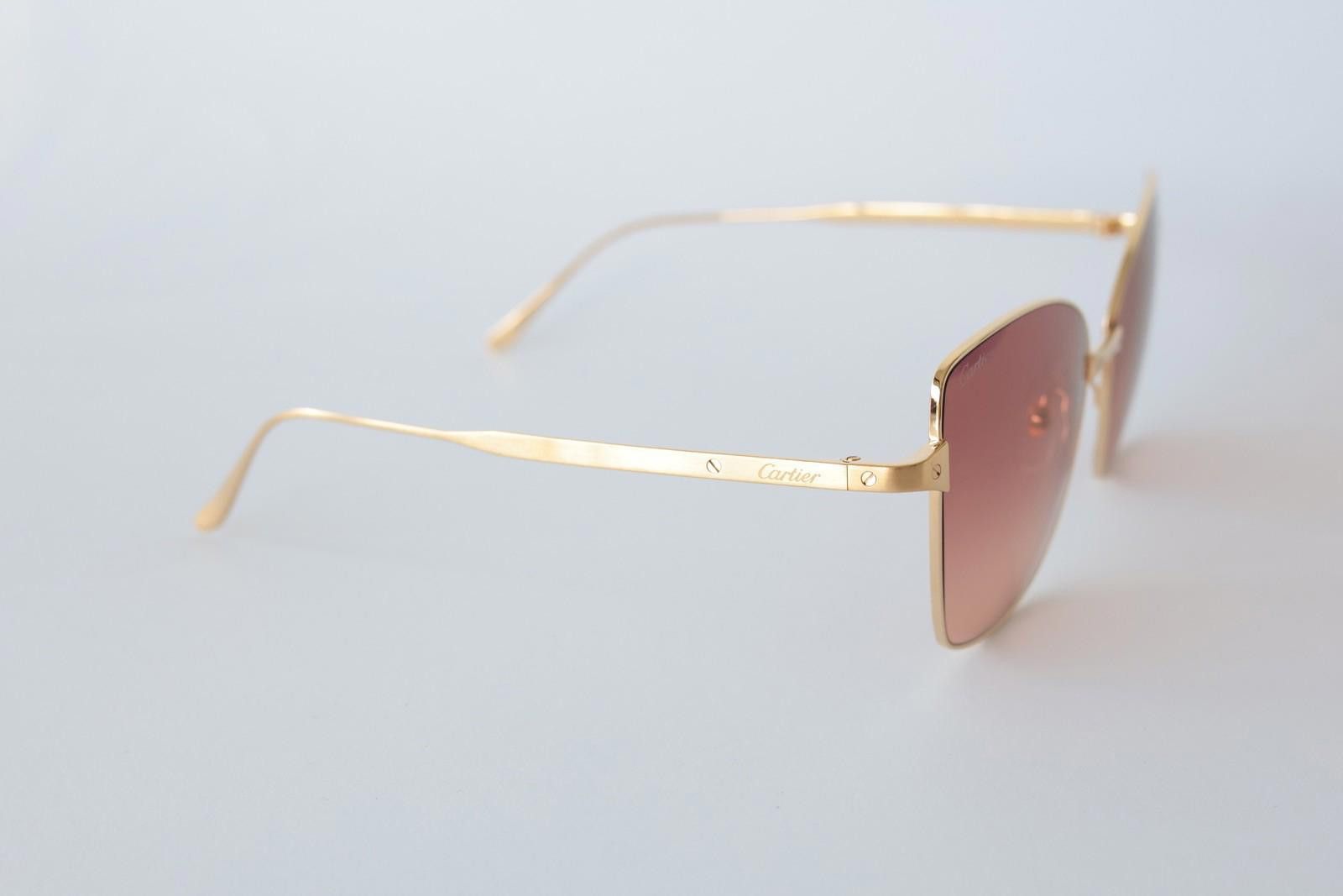 Cartier New Cartier eyewear optical sunglasses CT0328S 003 gold Size ONE SIZE - 5 Thumbnail