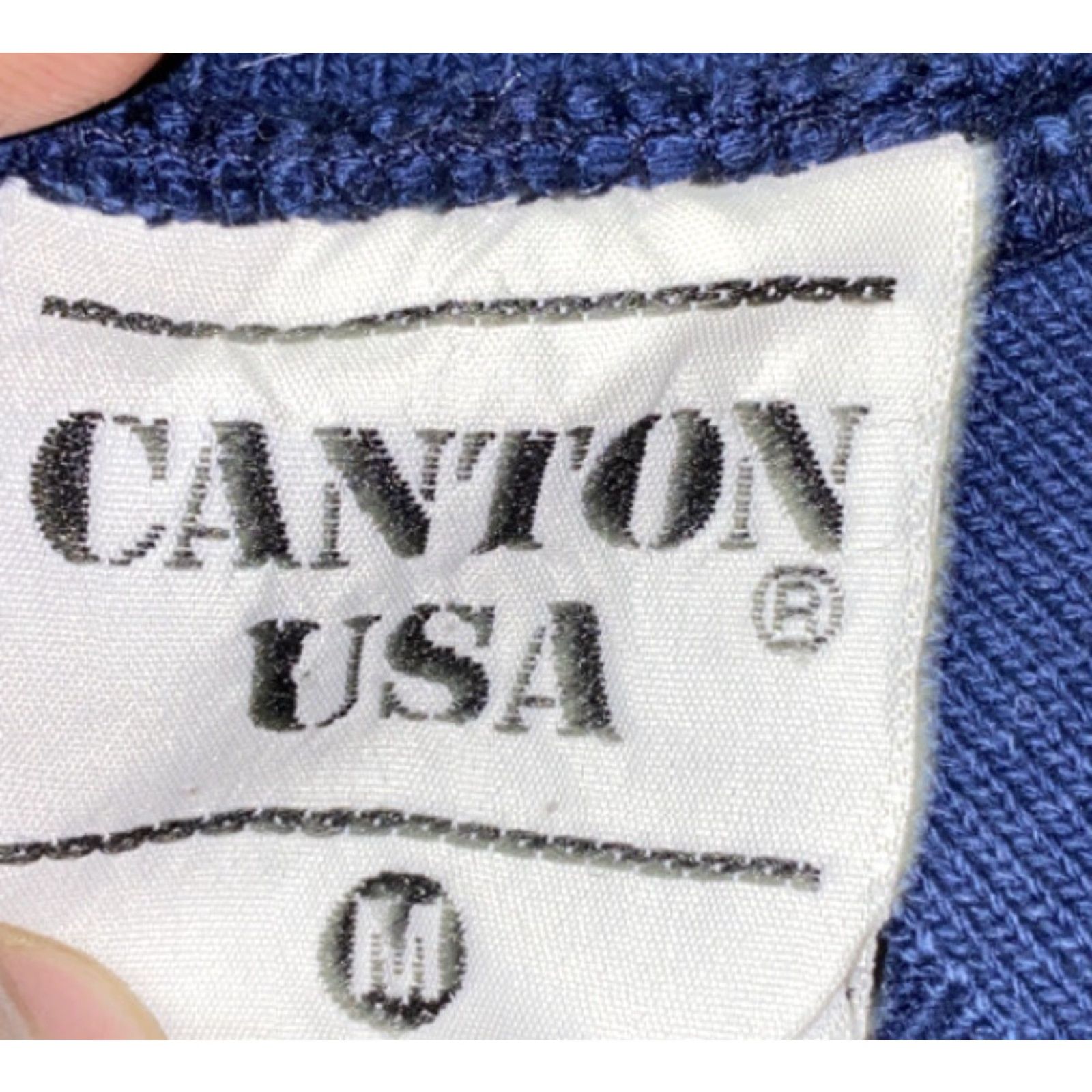 Danton VINTAGE Canton USA Mens Blue Long Sleeve SAN DIEGO Sweater Size M USA Size US M / EU 48-50 / 2 - 5 Thumbnail