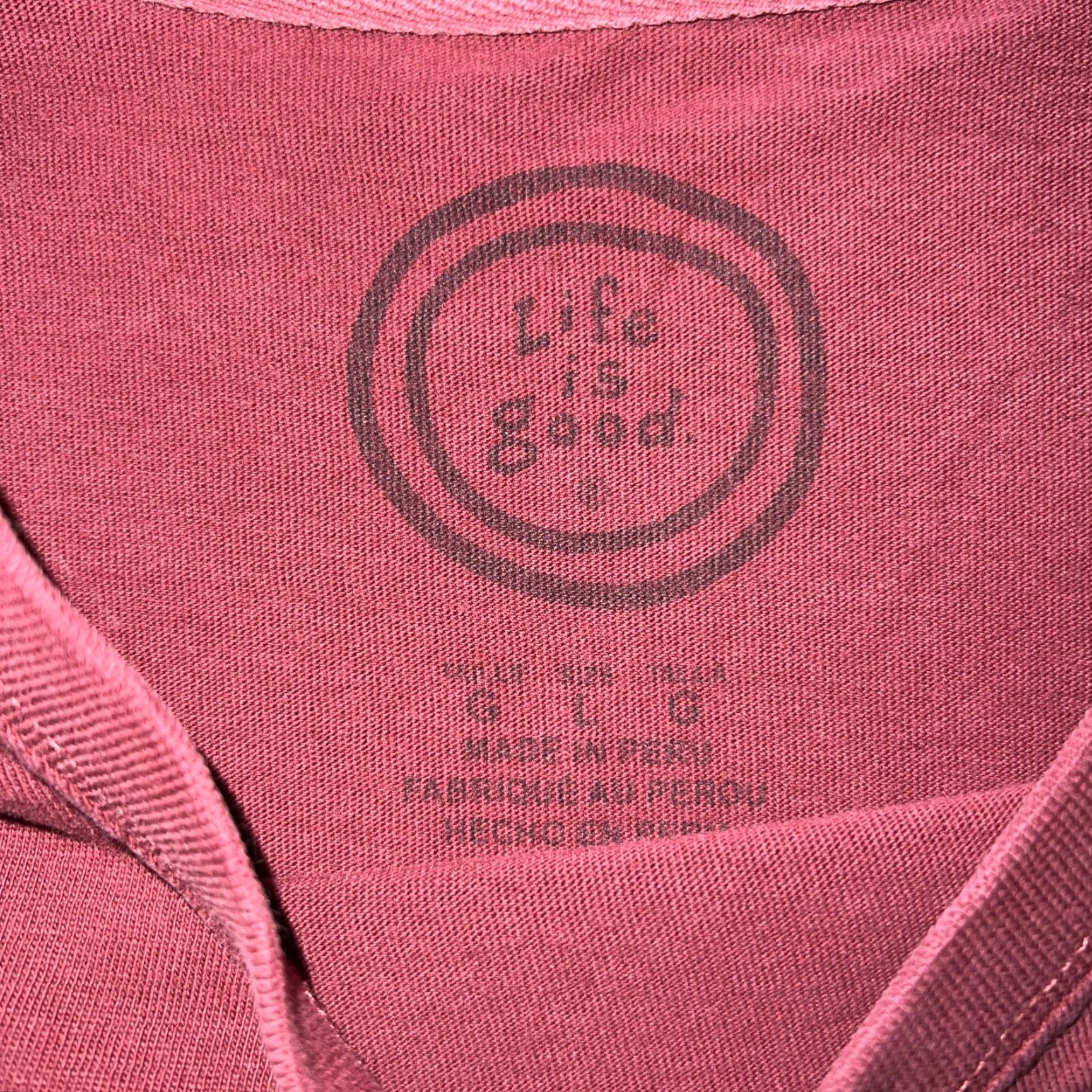 Life is Good Life is Good T-Shirt Red Game On Mens Size L Size US L / EU 52-54 / 3 - 3 Thumbnail