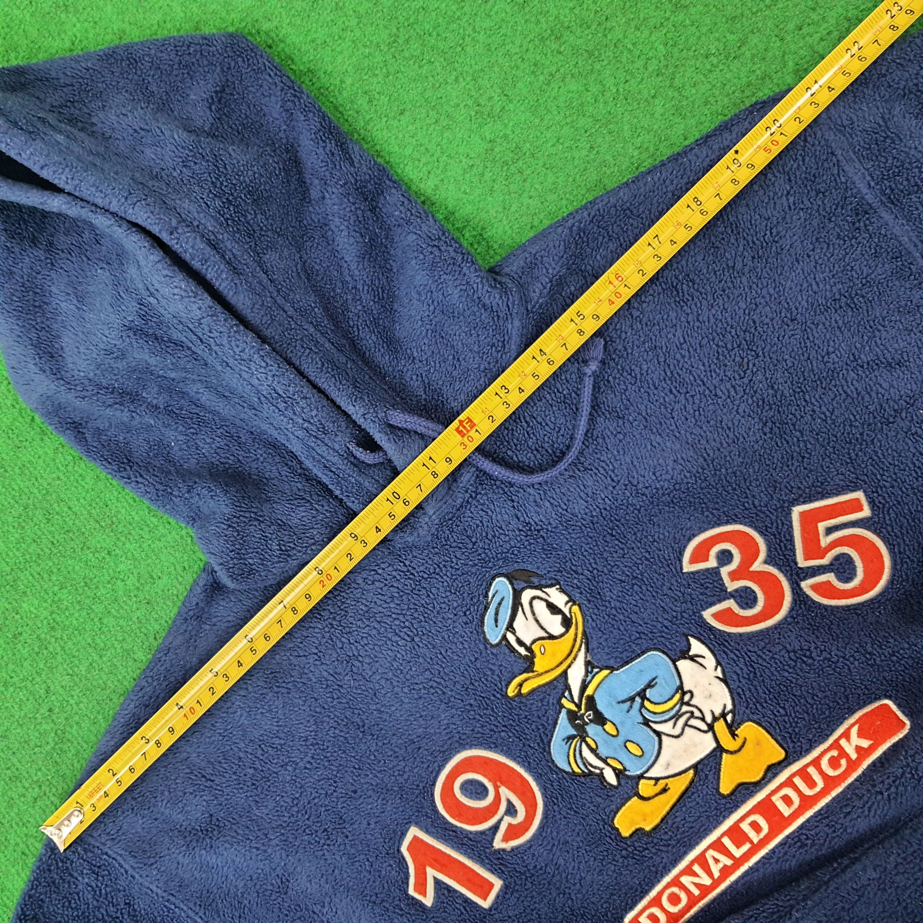 Disney Vintage Disney Donald Duck 1935 Fleece Hoodie C256N13 Size US M / EU 48-50 / 2 - 8 Thumbnail