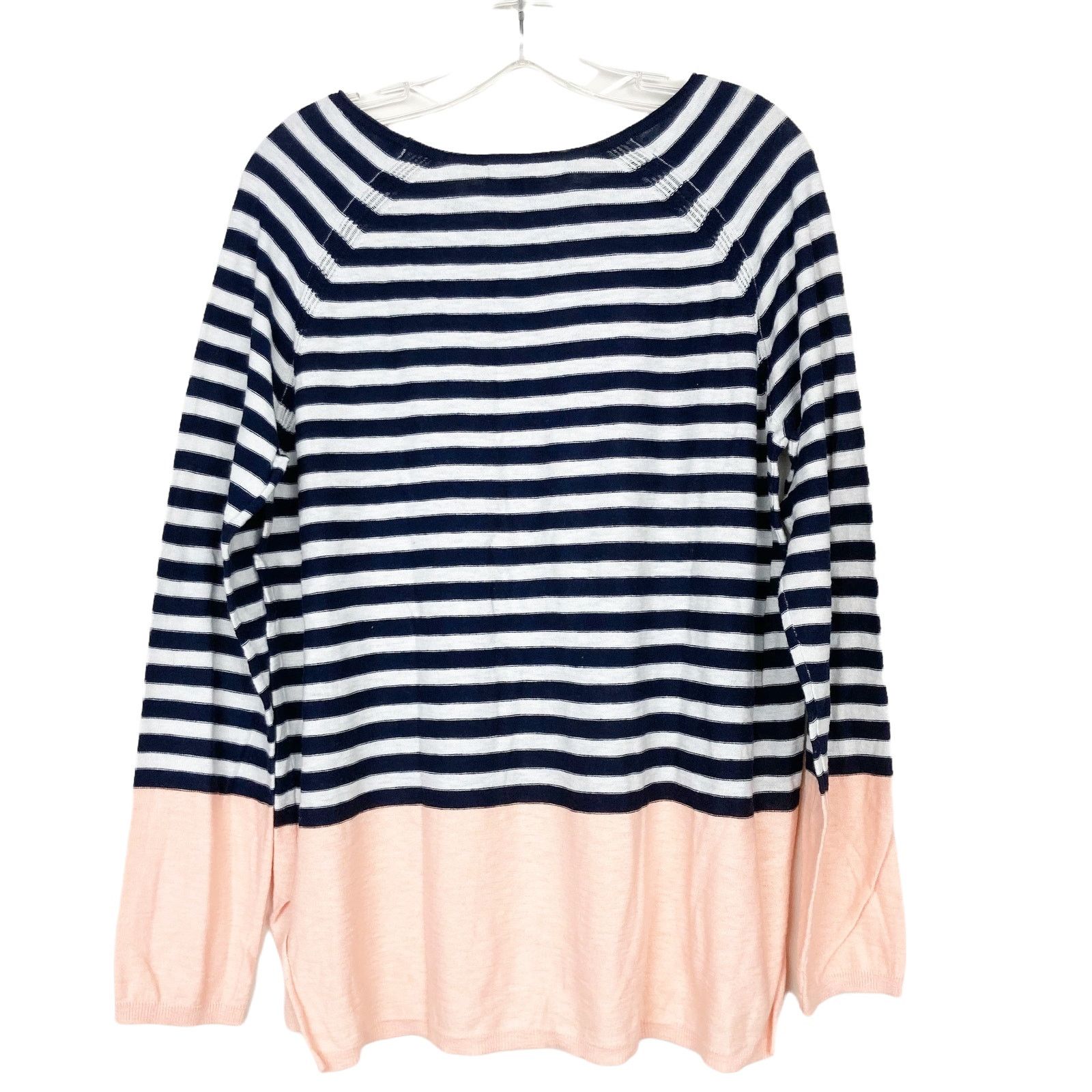 Vince Vince Striped Color Block Long Sleeve Shirt Sz M Size M / US 6-8 / IT 42-44 - 3 Thumbnail